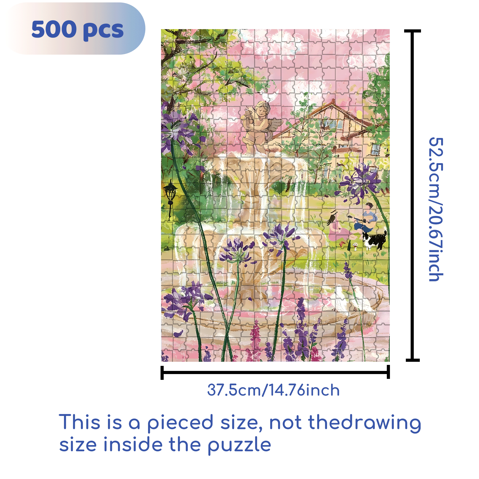 The Sweetness Of The Street Corner 500pcs/1000pcs Jigsaw Puzzle, Scratch-Resistant, Interactive Family Game & Brain-Boosting DIY Decor, Perfect for Halloween, Christmas & New Year Gifts, Family Puzzle Game