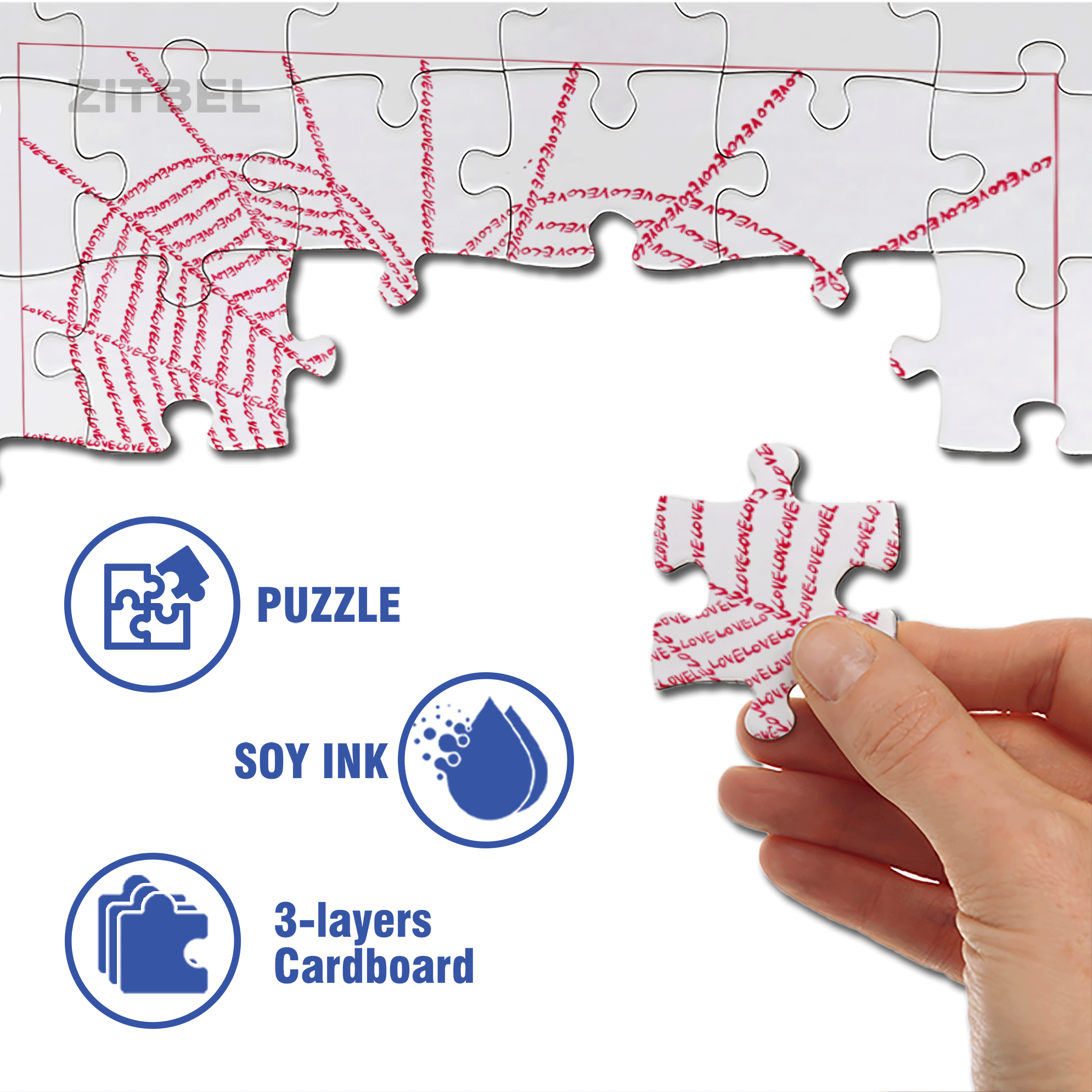 Weaving A Web For Love 500pcs/1000pcs Jigsaw Puzzle, Scratch-Resistant, Interactive Family Game & Brain-Boosting DIY Decor, Perfect for Halloween, Christmas & New Year Gifts, Family Puzzle Game