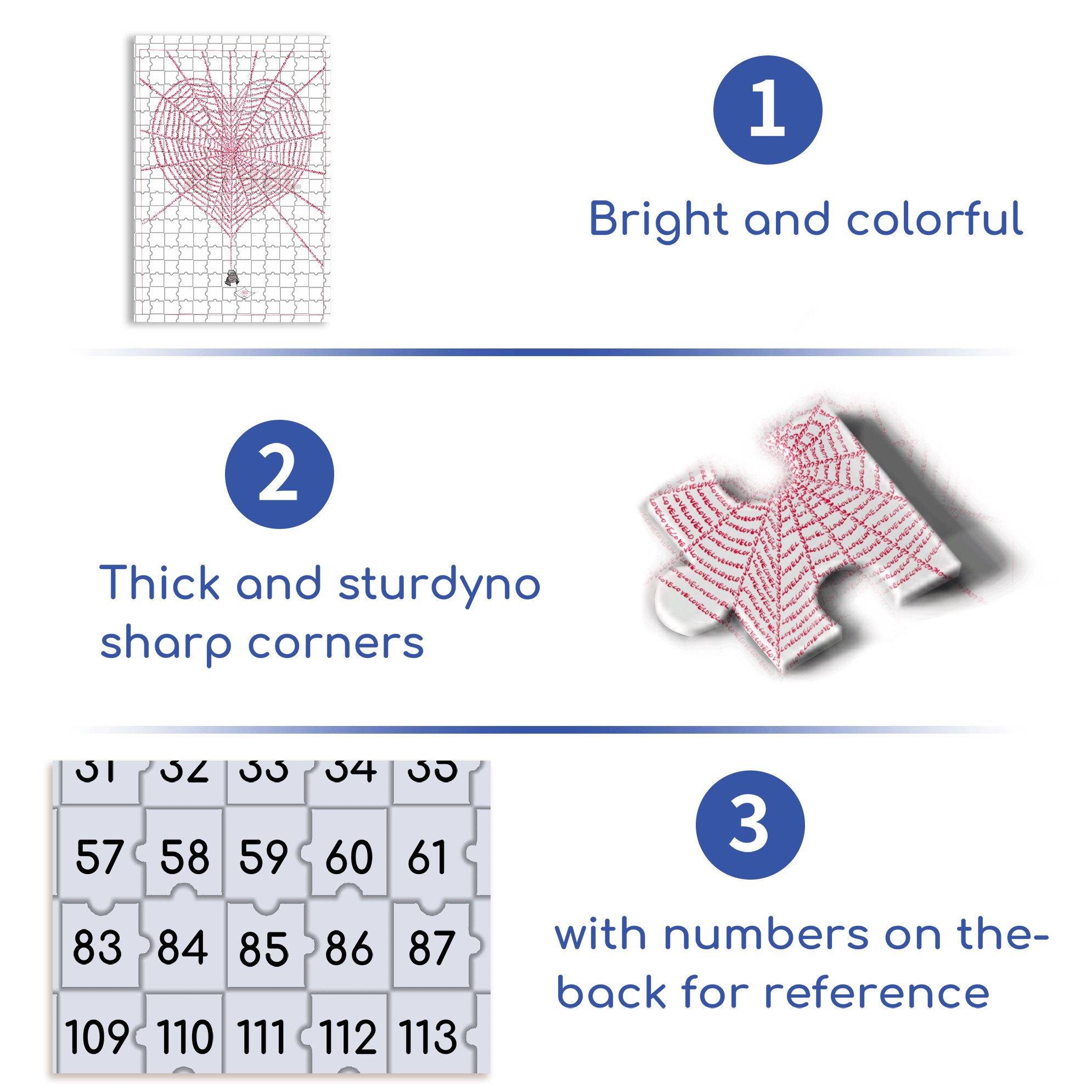 Weaving A Web For Love 500pcs/1000pcs Jigsaw Puzzle, Scratch-Resistant, Interactive Family Game & Brain-Boosting DIY Decor, Perfect for Halloween, Christmas & New Year Gifts, Family Puzzle Game
