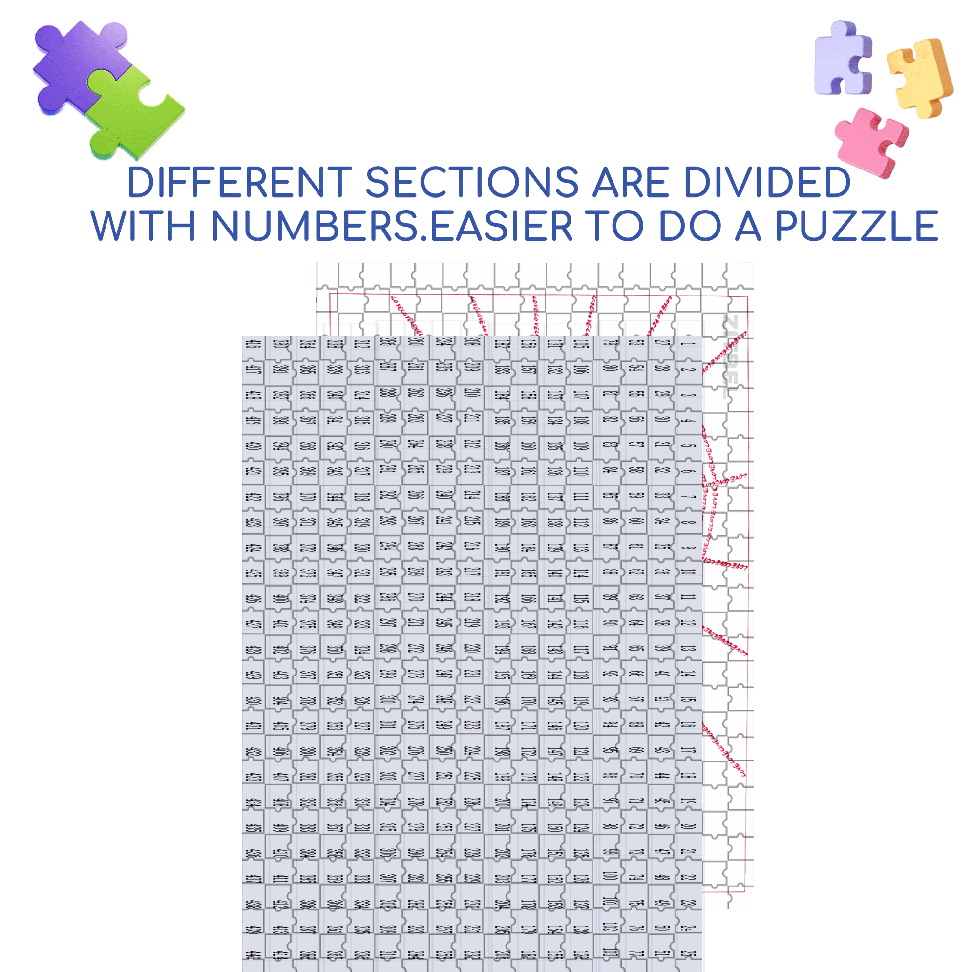 Weaving A Web For Love 500pcs/1000pcs Jigsaw Puzzle, Scratch-Resistant, Interactive Family Game & Brain-Boosting DIY Decor, Perfect for Halloween, Christmas & New Year Gifts, Family Puzzle Game