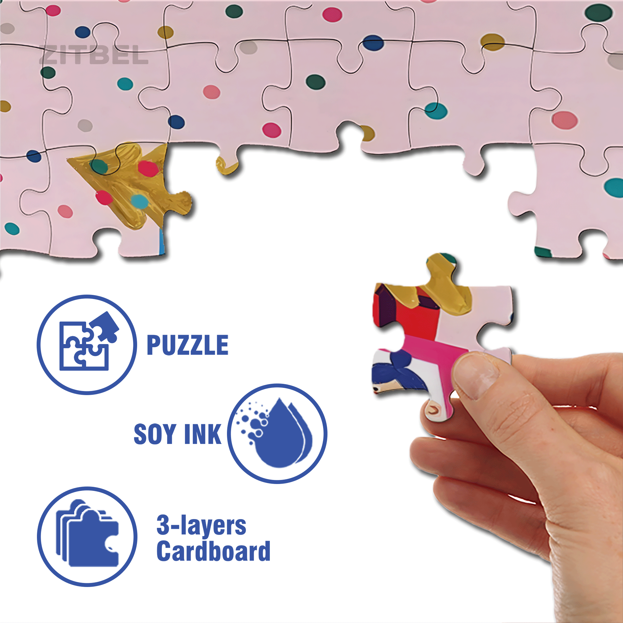 A Family Reunion 500pcs/1000pcs Jigsaw Puzzle, Scratch-Resistant, Interactive Family Game & Brain-Boosting DIY Decor, Perfect for Halloween, Christmas & New Year Gifts, Family Puzzle Game