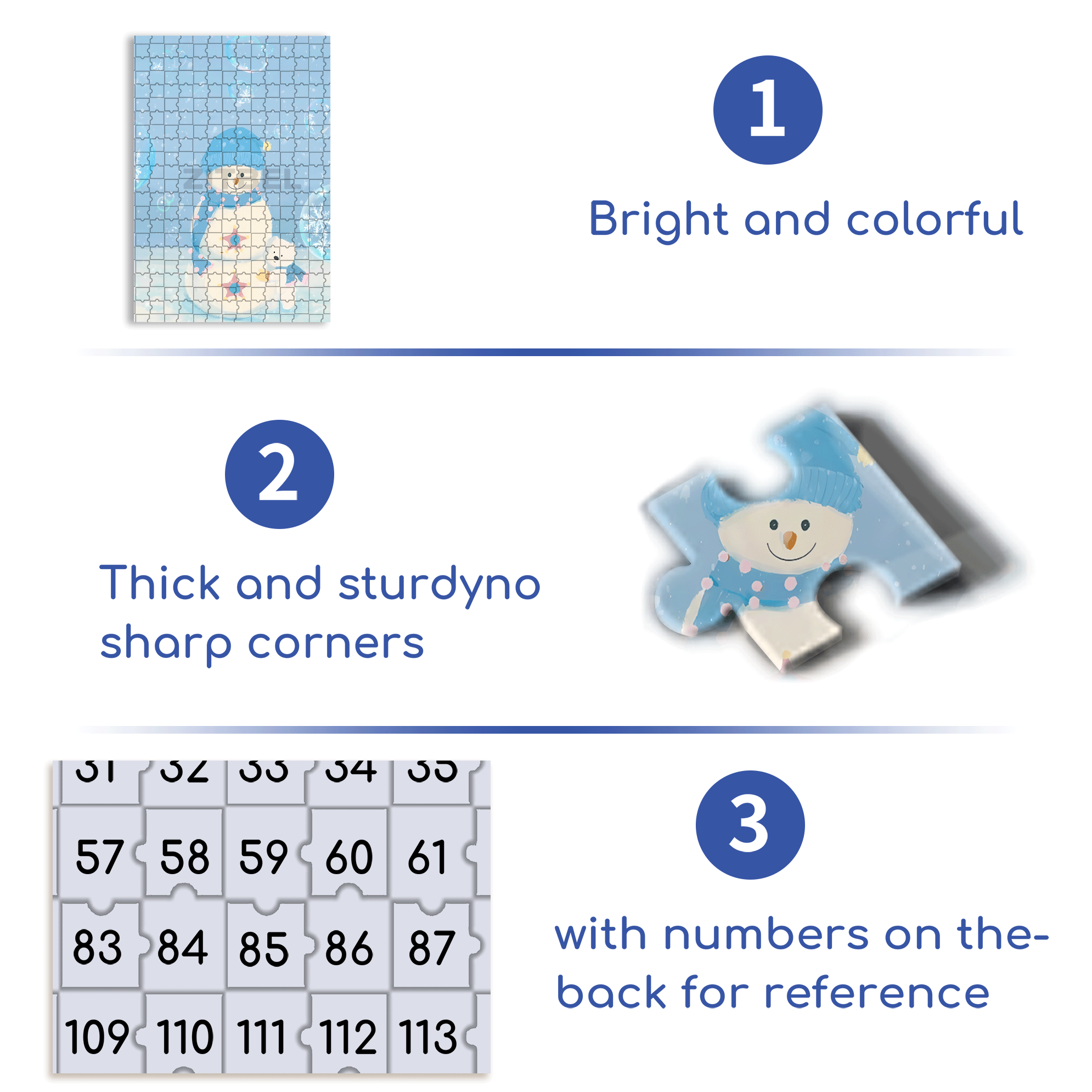 A Good Friend In The Snow 500pcs/1000pcs Jigsaw Puzzle, Scratch-Resistant, Interactive Family Game & Brain-Boosting DIY Decor, Perfect for Halloween, Christmas & New Year Gifts, Family Puzzle Game