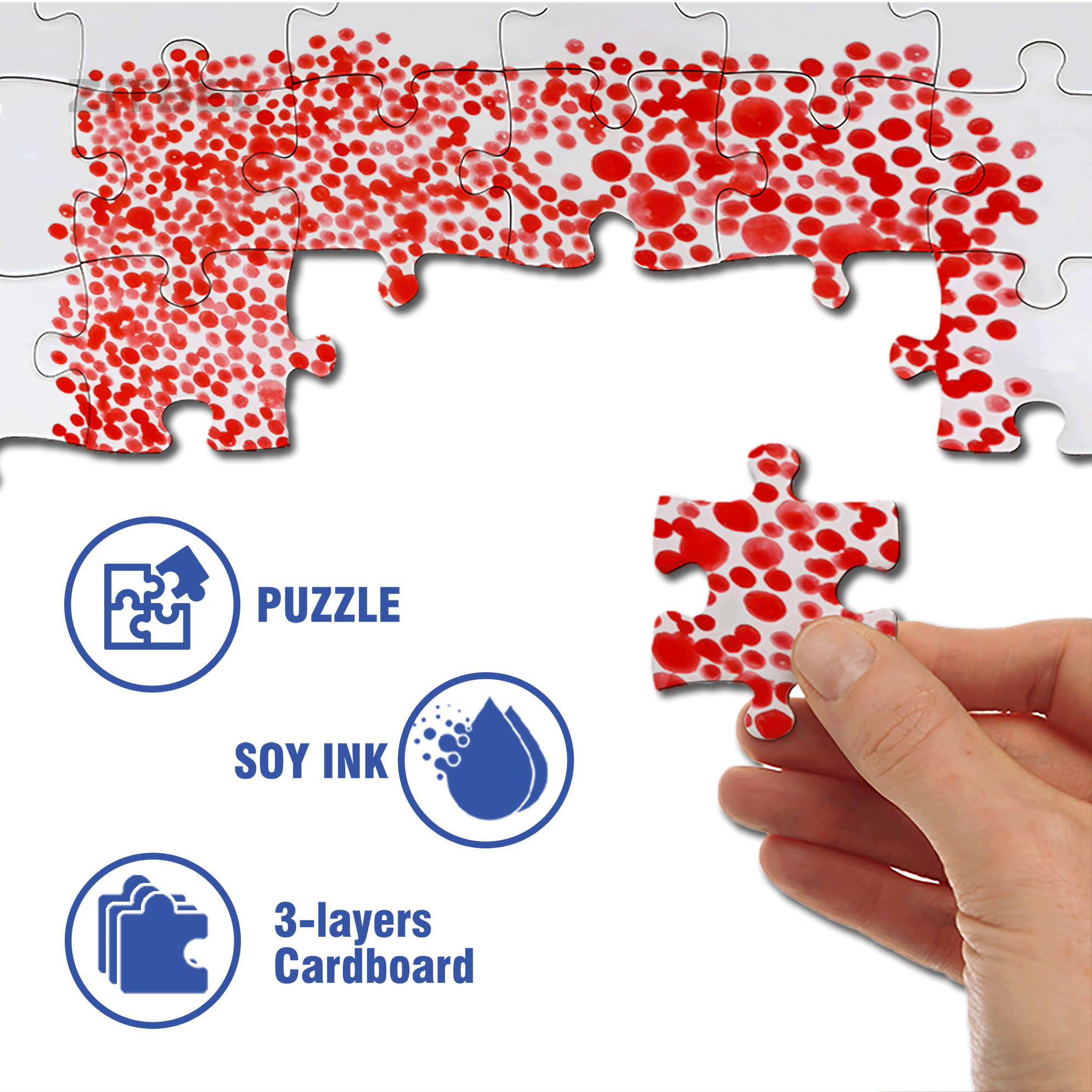 Let's Enjoy The Flowers Together 500pcs/1000pcs Jigsaw Puzzle, Scratch-Resistant, Interactive Family Game & Brain-Boosting DIY Decor, Perfect for Halloween, Christmas & New Year Gifts, Family Puzzle Game