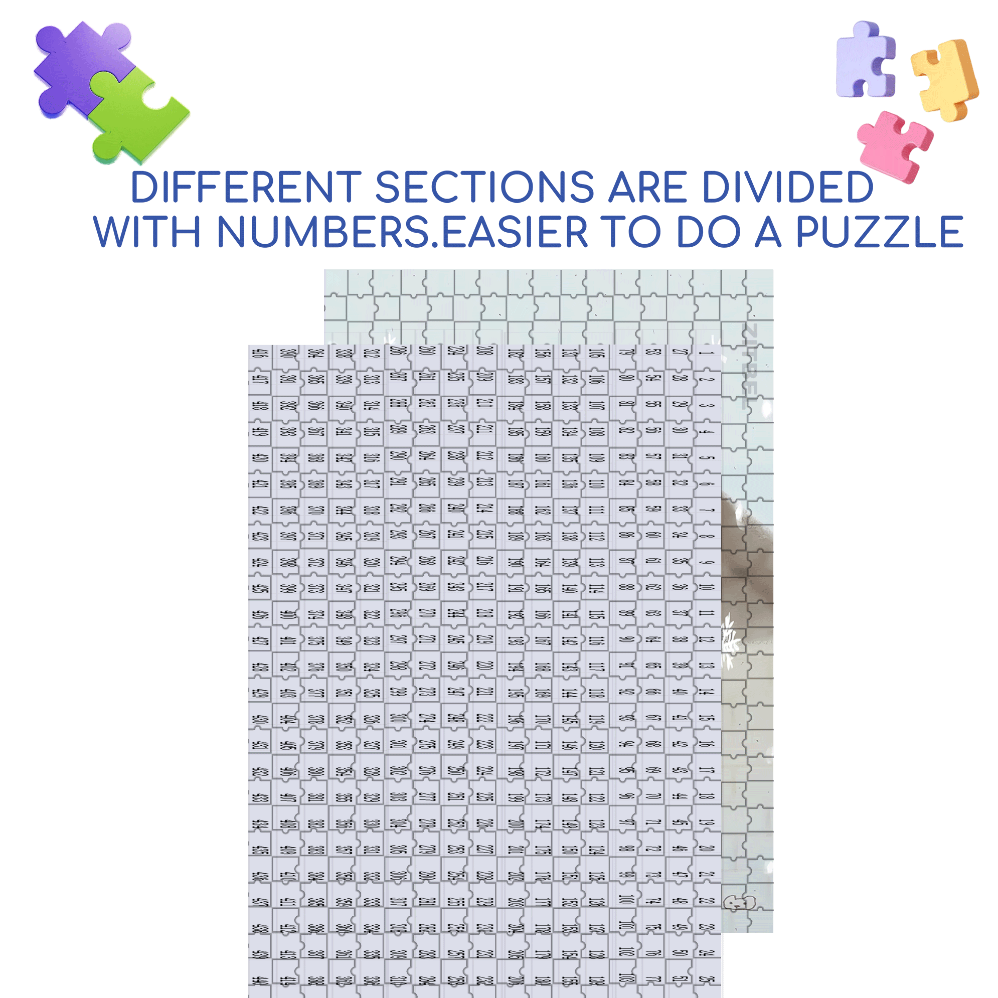 Little Bear Christmas 500pcs/1000pcs Jigsaw Puzzle, Scratch-Resistant, Interactive Family Game & Brain-Boosting DIY Decor, Perfect for Halloween, Christmas & New Year Gifts, Family Puzzle Game