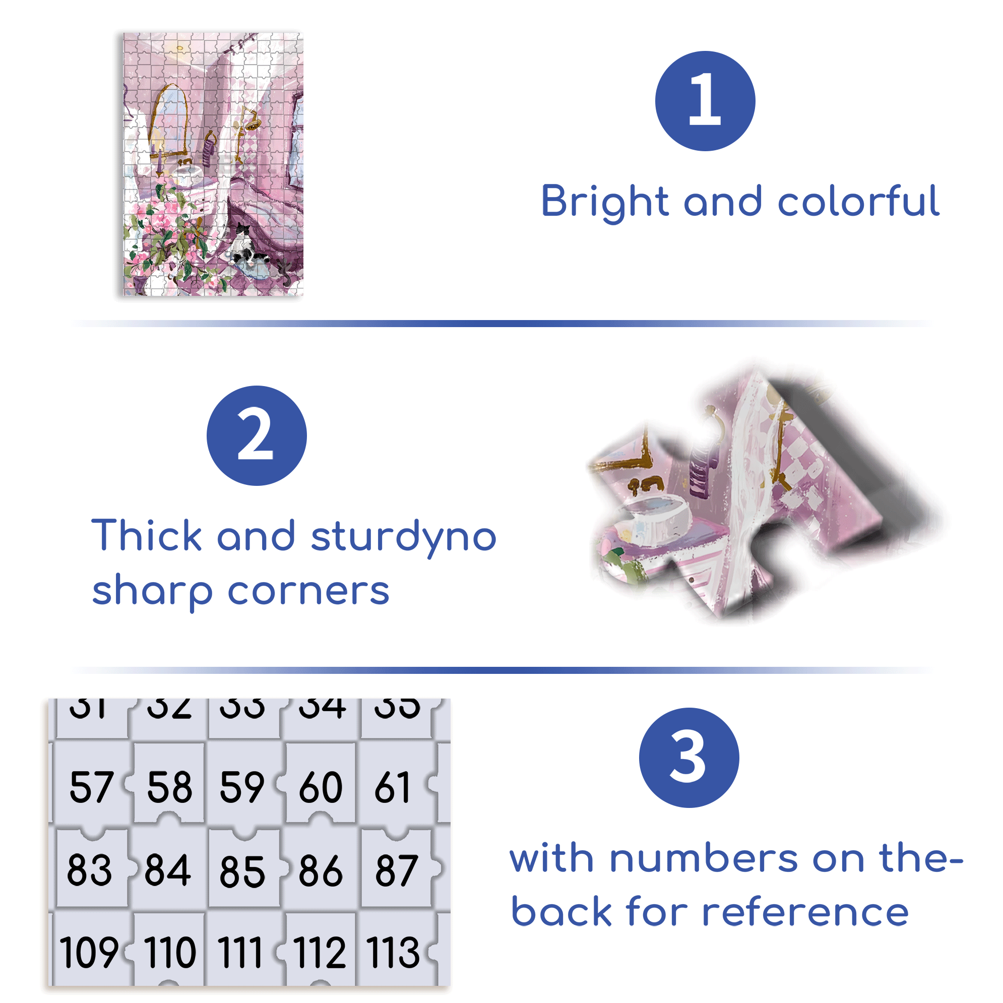 Purple Room 500pcs/1000pcs Jigsaw Puzzle, Scratch-Resistant, Interactive Family Game & Brain-Boosting DIY Decor, Perfect for Halloween, Christmas & New Year Gifts, Family Puzzle Game
