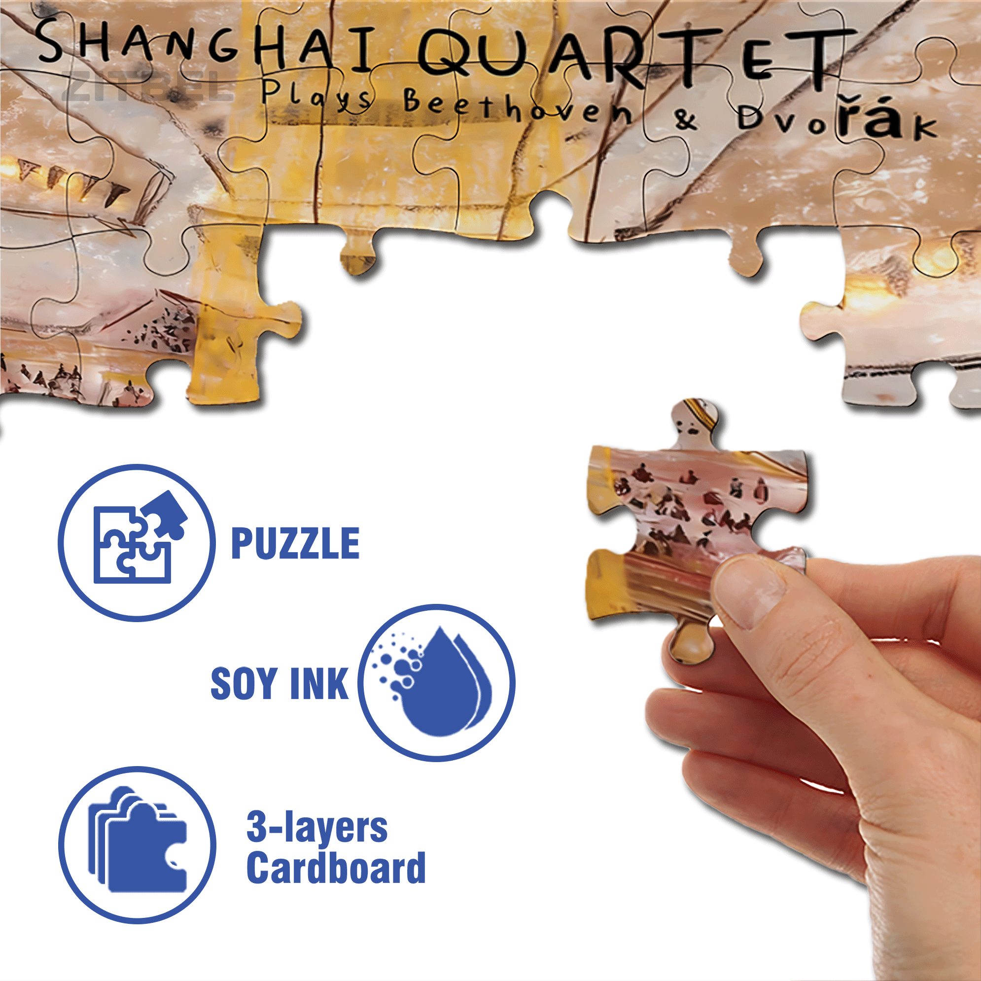 Quartet of Early Winter 500pcs/1000pcs Jigsaw Puzzle, Scratch-Resistant, Interactive Family Game & Brain-Boosting DIY Decor, Perfect for Halloween, Christmas & New Year Gifts, Family Puzzle Game
