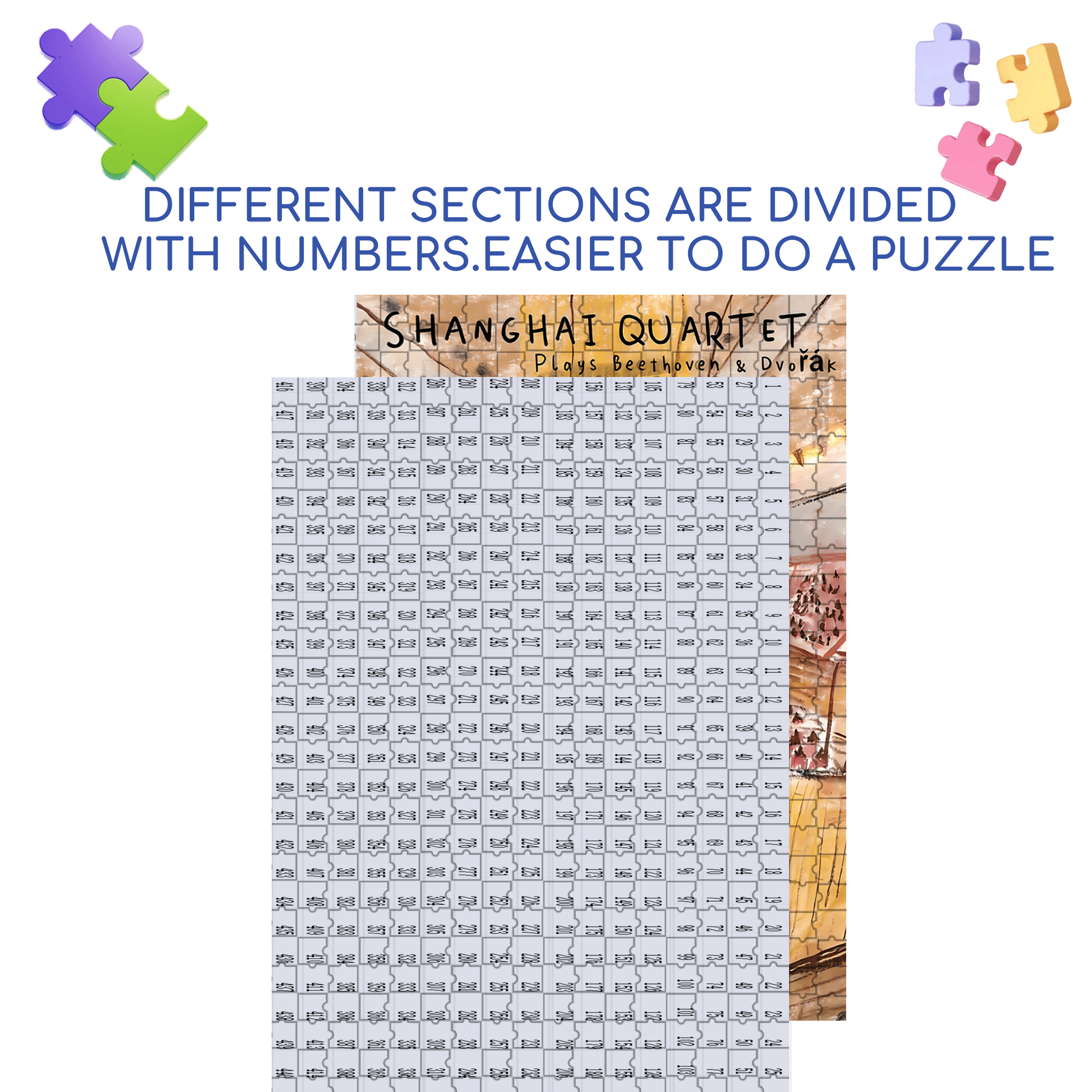 Quartet of Early Winter 500pcs/1000pcs Jigsaw Puzzle, Scratch-Resistant, Interactive Family Game & Brain-Boosting DIY Decor, Perfect for Halloween, Christmas & New Year Gifts, Family Puzzle Game