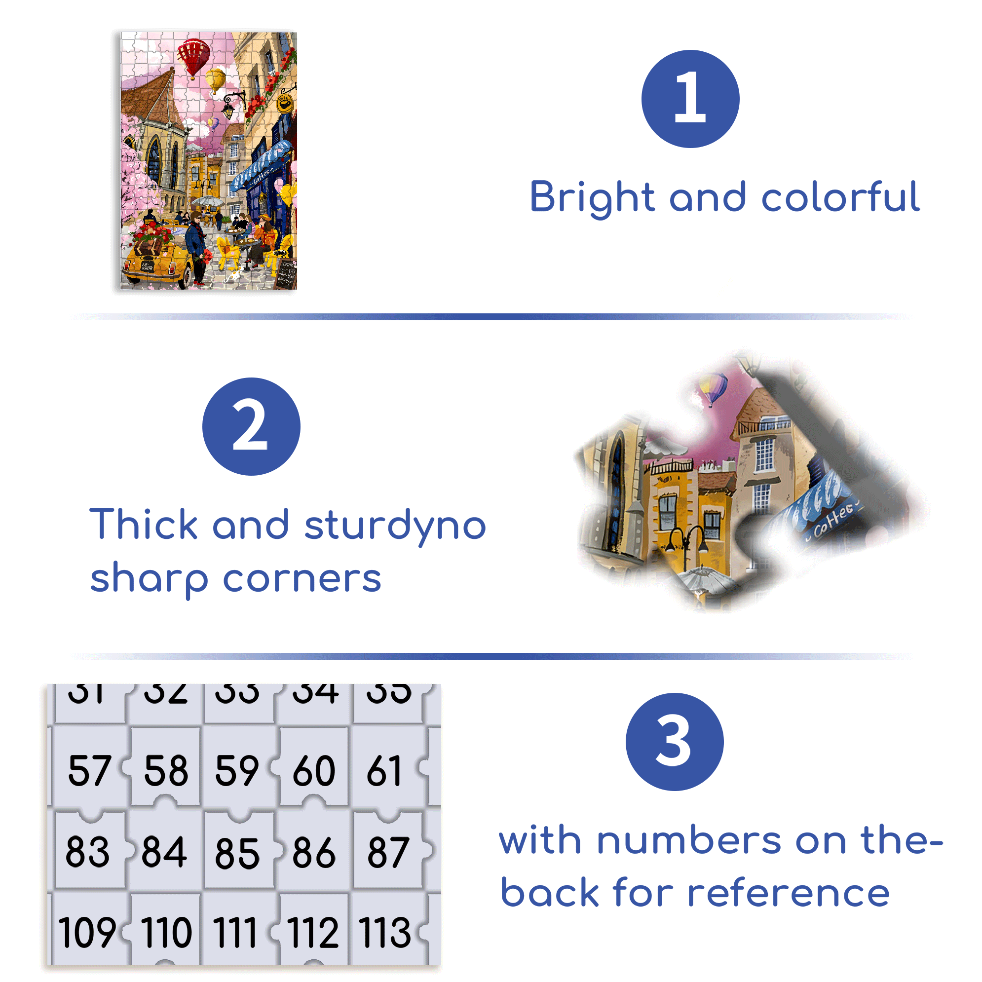 Romantic Valentine's Day 500pcs/1000pcs Jigsaw Puzzle, Scratch-Resistant, Interactive Family Game & Brain-Boosting DIY Decor, Perfect for Halloween, Christmas & New Year Gifts, Family Puzzle Game