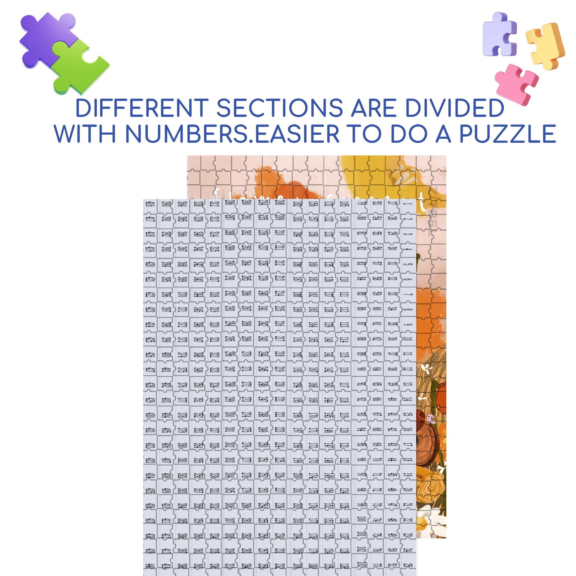 Sing For You 500pcs/1000pcs Jigsaw Puzzle, Scratch-Resistant, Interactive Family Game & Brain-Boosting DIY Decor, Perfect for Halloween, Christmas & New Year Gifts, Family Puzzle Game