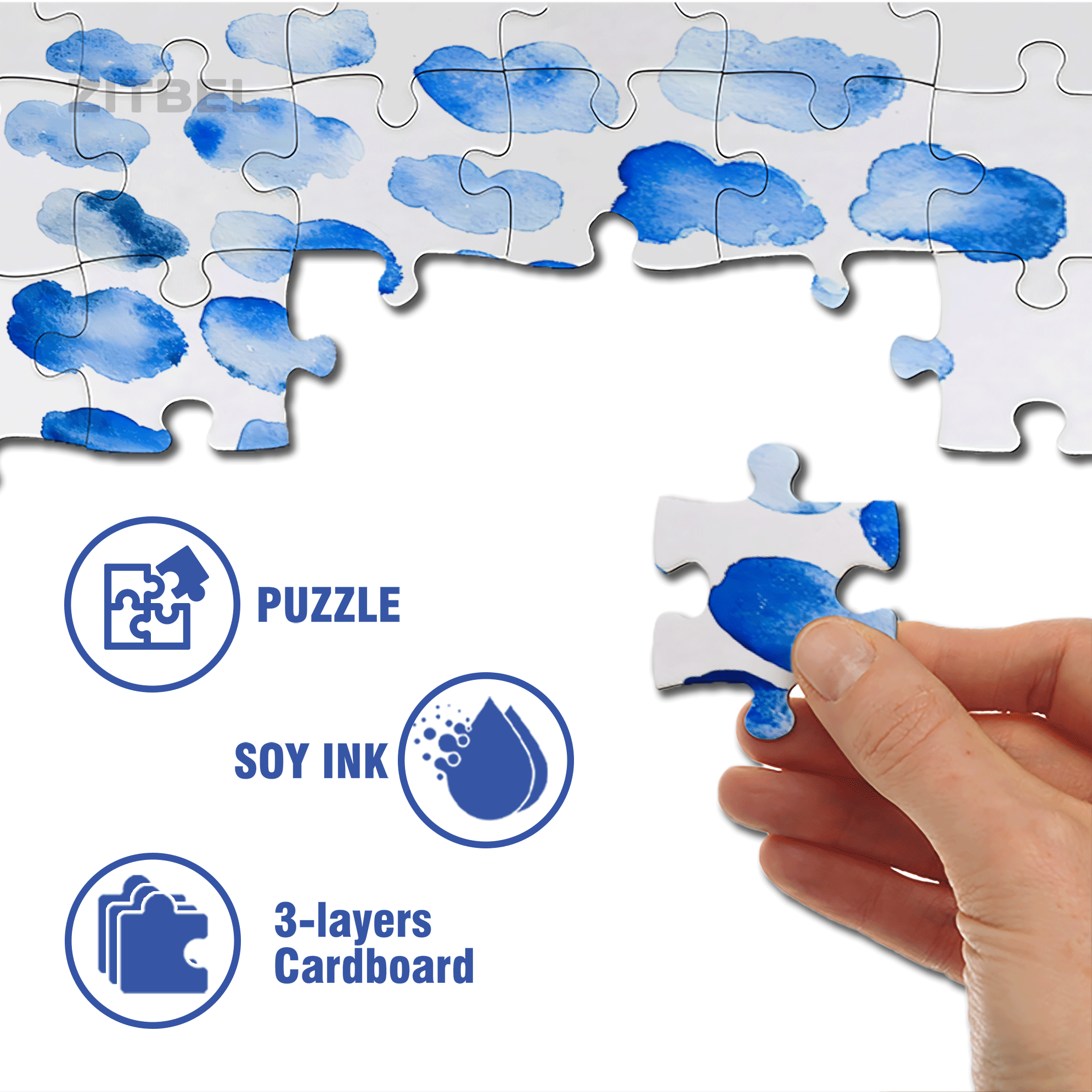 Someone Is Enjoying The Rain In The Rain 500pcs/1000pcs Jigsaw Puzzle, Scratch-Resistant, Interactive Family Game & Brain-Boosting DIY Decor, Perfect for Halloween, Christmas & New Year Gifts, Family Puzzle Game