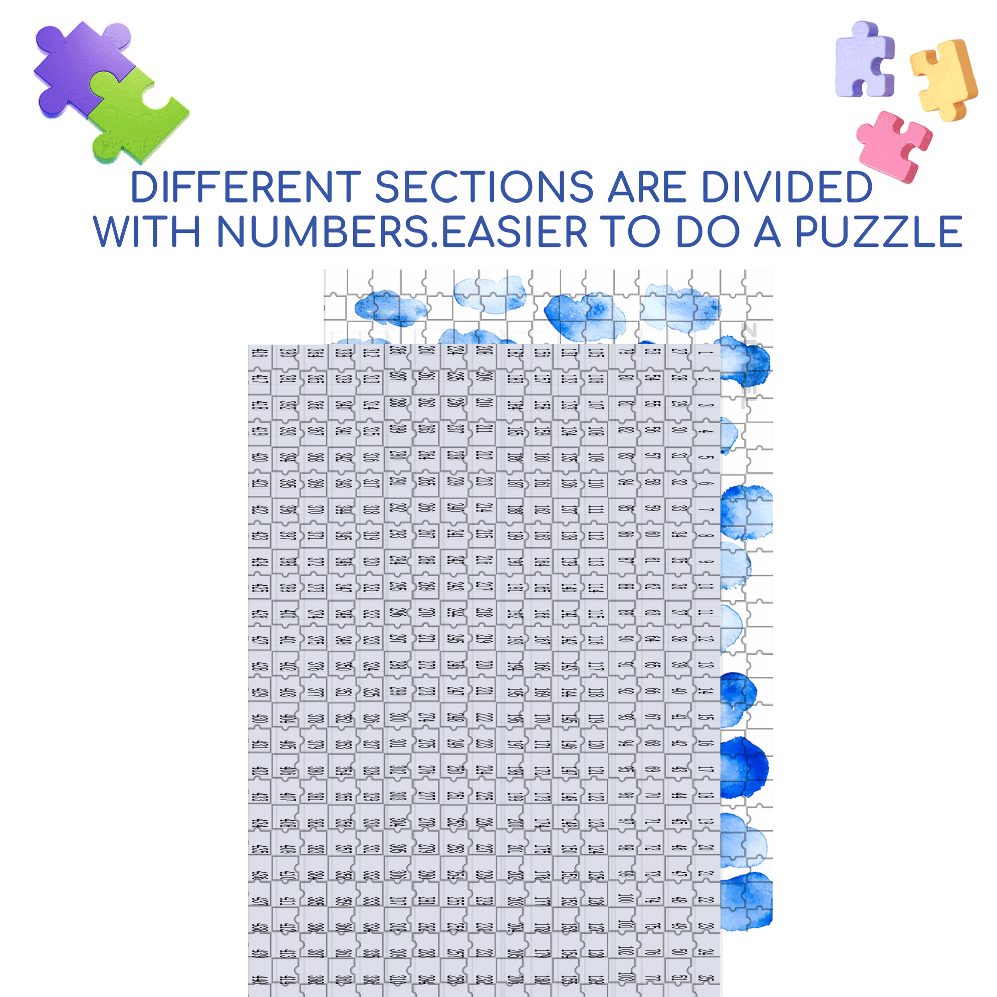 Someone Is Enjoying The Rain In The Rain 500pcs/1000pcs Jigsaw Puzzle, Scratch-Resistant, Interactive Family Game & Brain-Boosting DIY Decor, Perfect for Halloween, Christmas & New Year Gifts, Family Puzzle Game