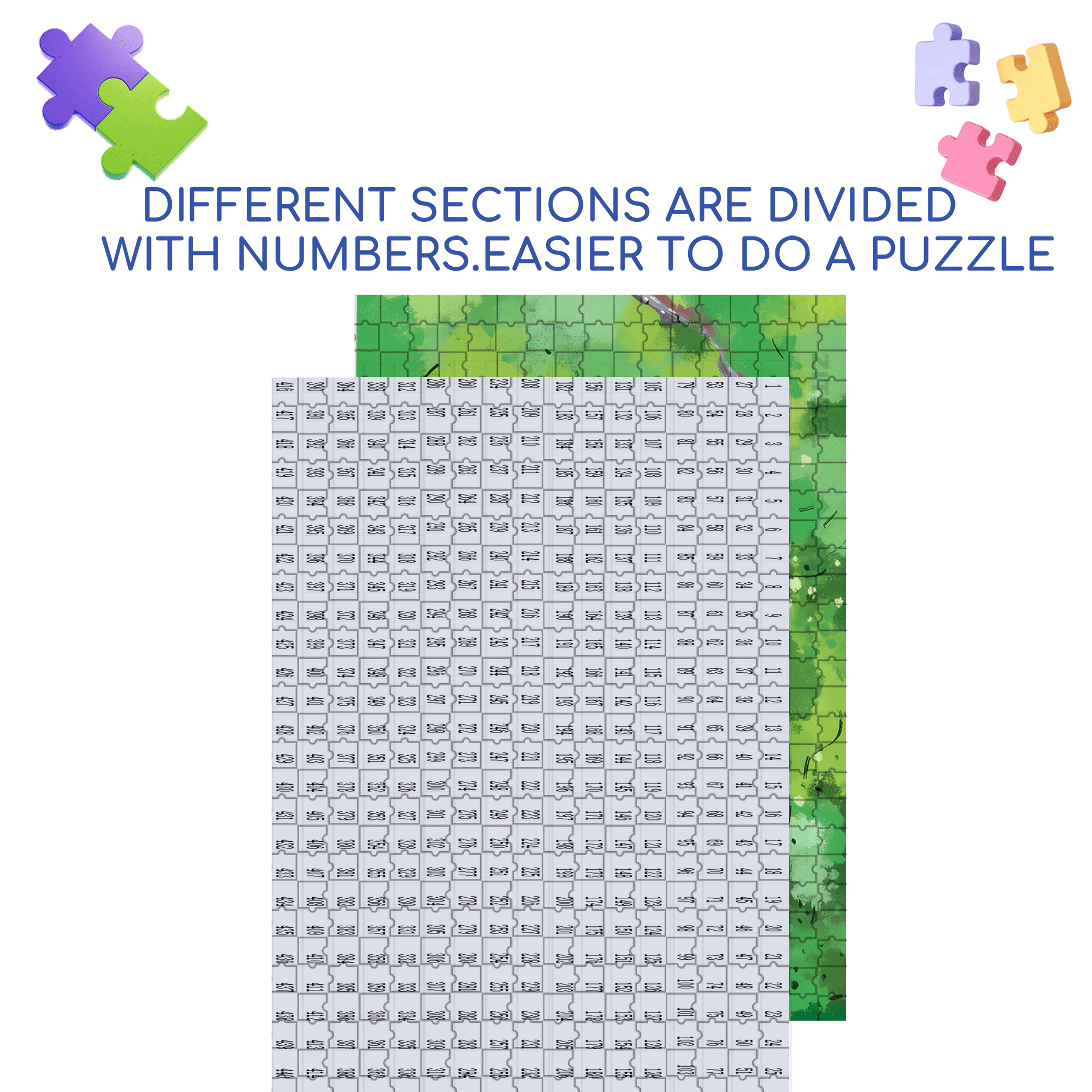 Spring Cycling 500pcs/1000pcs Jigsaw Puzzle, Scratch-Resistant, Interactive Family Game & Brain-Boosting DIY Decor, Perfect for Halloween, Christmas & New Year Gifts, Family Puzzle Game