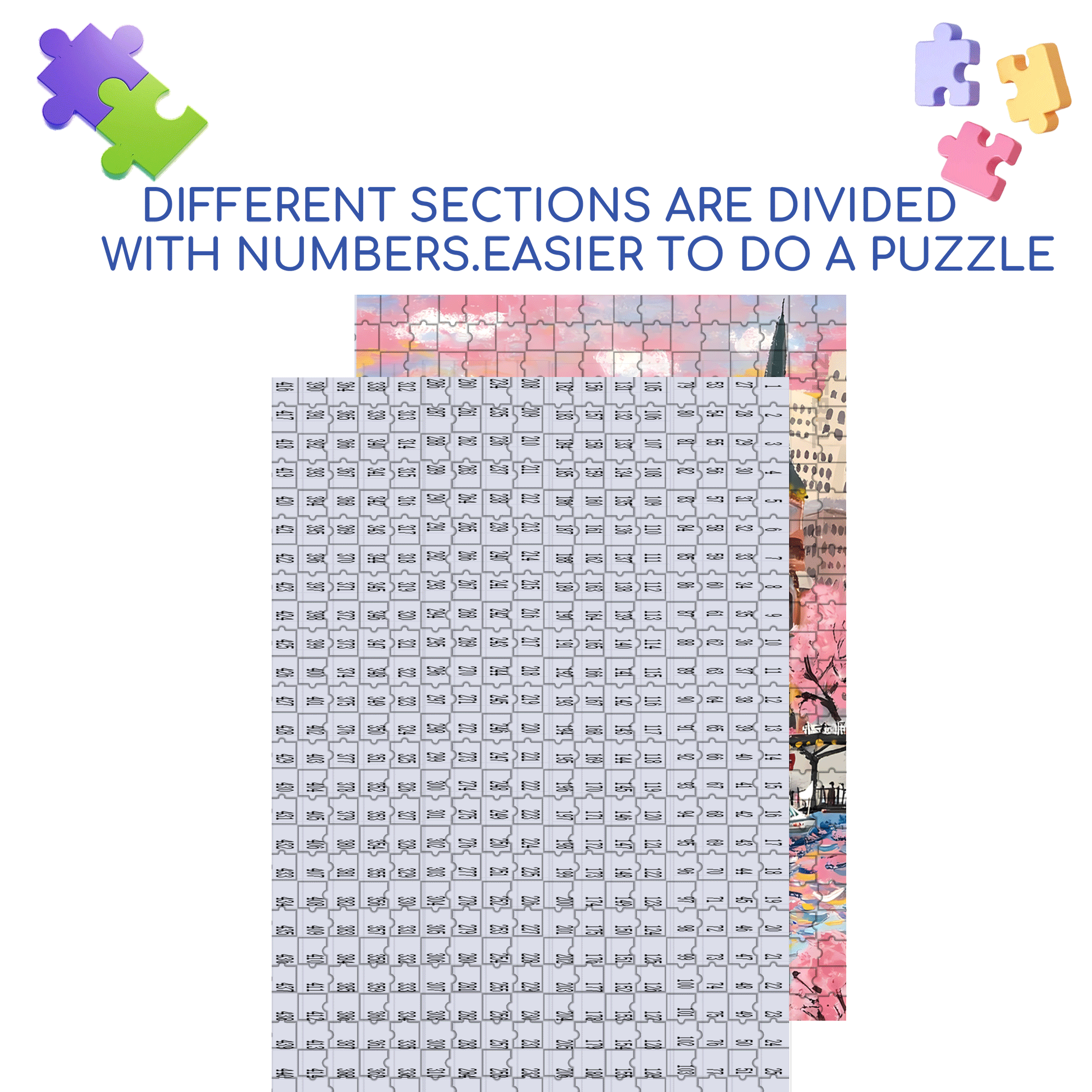 Spring On The Bund 500pcs/1000pcs Jigsaw Puzzle, Scratch-Resistant, Interactive Family Game & Brain-Boosting DIY Decor, Perfect for Halloween, Christmas & New Year Gifts, Family Puzzle Game