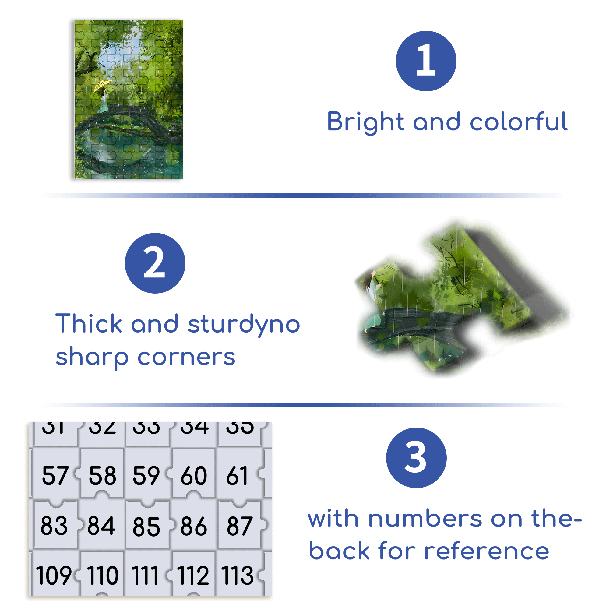 Spring Rain Season 500pcs/1000pcs Jigsaw Puzzle, Scratch-Resistant, Interactive Family Game & Brain-Boosting DIY Decor, Perfect for Halloween, Christmas & New Year Gifts, Family Puzzle Game