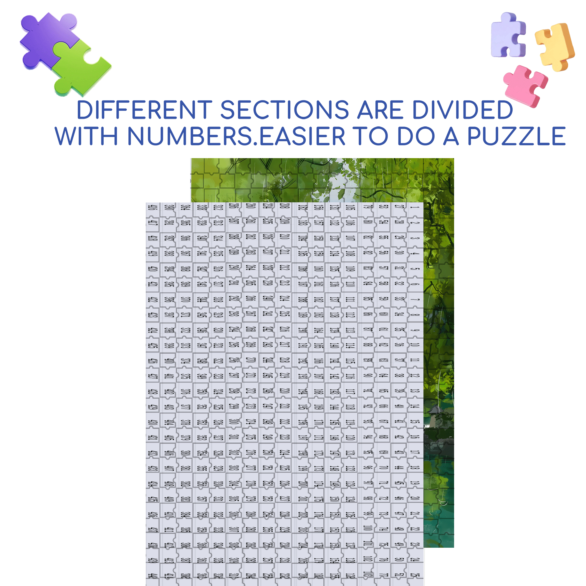 Spring Rain Season 500pcs/1000pcs Jigsaw Puzzle, Scratch-Resistant, Interactive Family Game & Brain-Boosting DIY Decor, Perfect for Halloween, Christmas & New Year Gifts, Family Puzzle Game