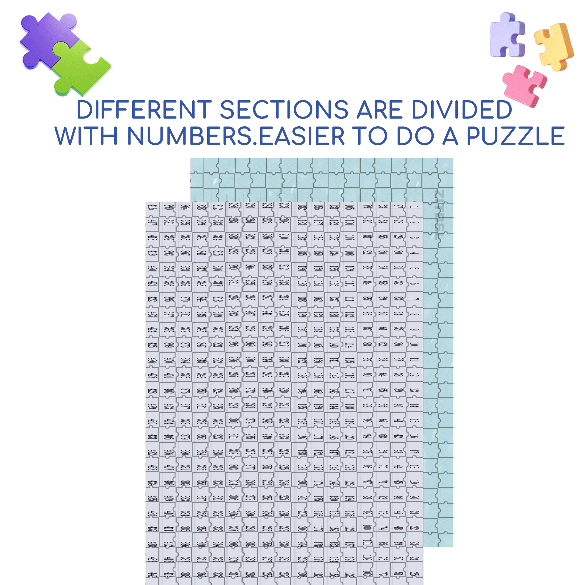 Stacking Diaries 500pcs/1000pcs Jigsaw Puzzle, Scratch-Resistant, Interactive Family Game & Brain-Boosting DIY Decor, Perfect for Halloween, Christmas & New Year Gifts, Family Puzzle Game