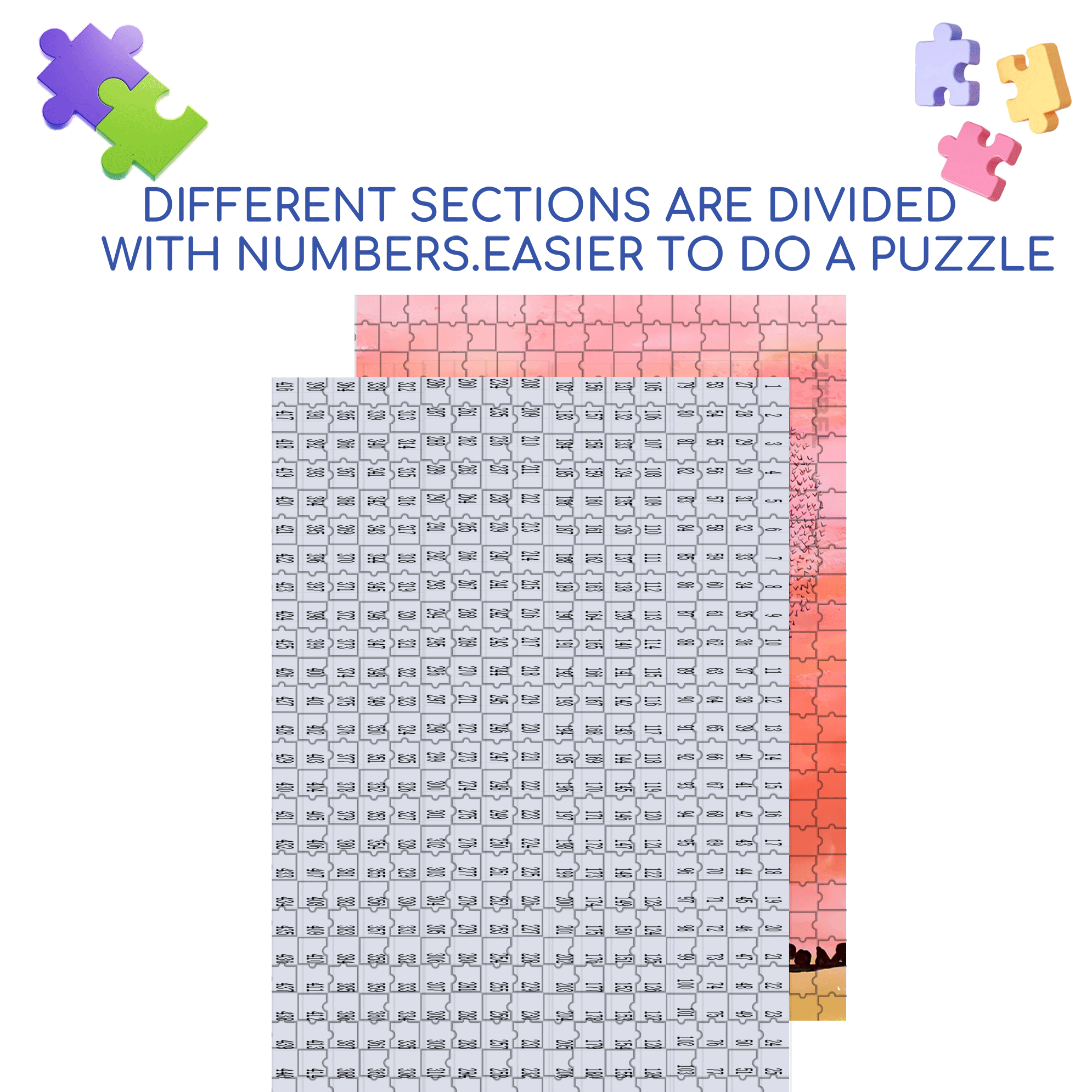 Sunset Moment 500pcs/1000pcs Jigsaw Puzzle, Scratch-Resistant, Interactive Family Game & Brain-Boosting DIY Decor, Perfect for Halloween, Christmas & New Year Gifts, Family Puzzle Game