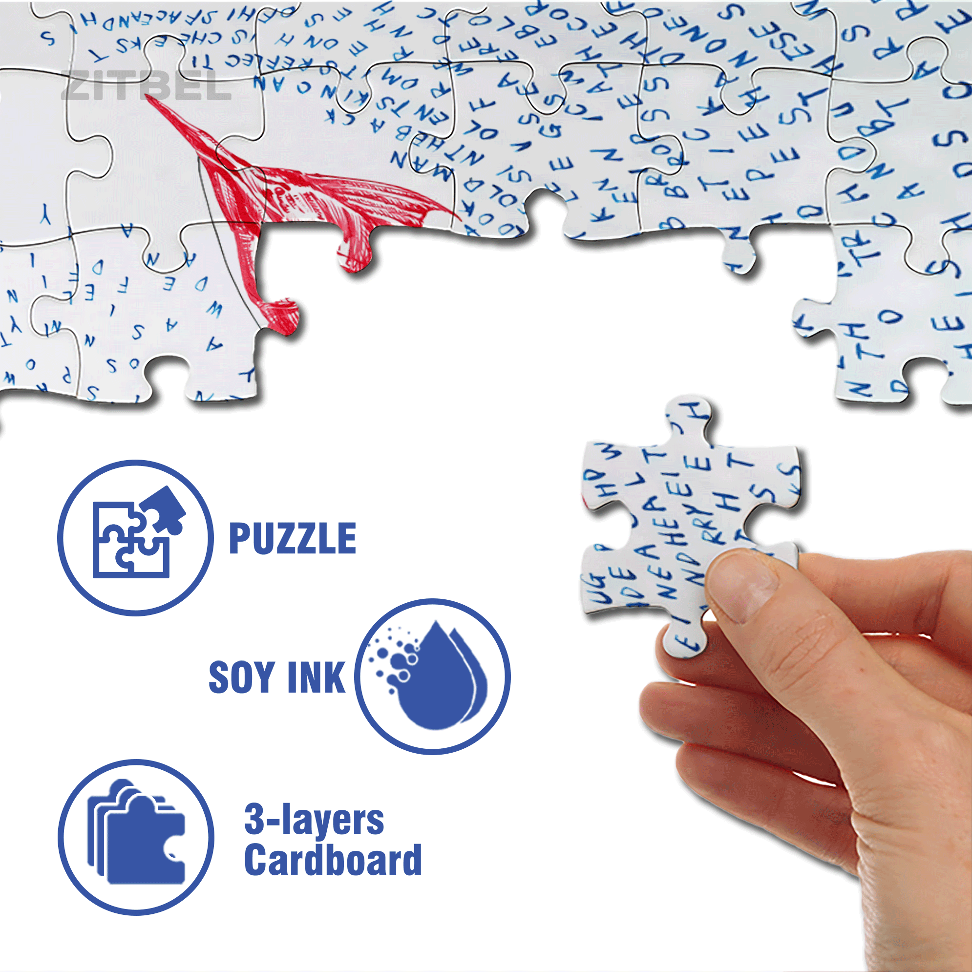 The Old Man And The Sea 500pcs/1000pcs Jigsaw Puzzle, Scratch-Resistant, Interactive Family Game & Brain-Boosting DIY Decor, Perfect for Halloween, Christmas & New Year Gifts, Family Puzzle Game