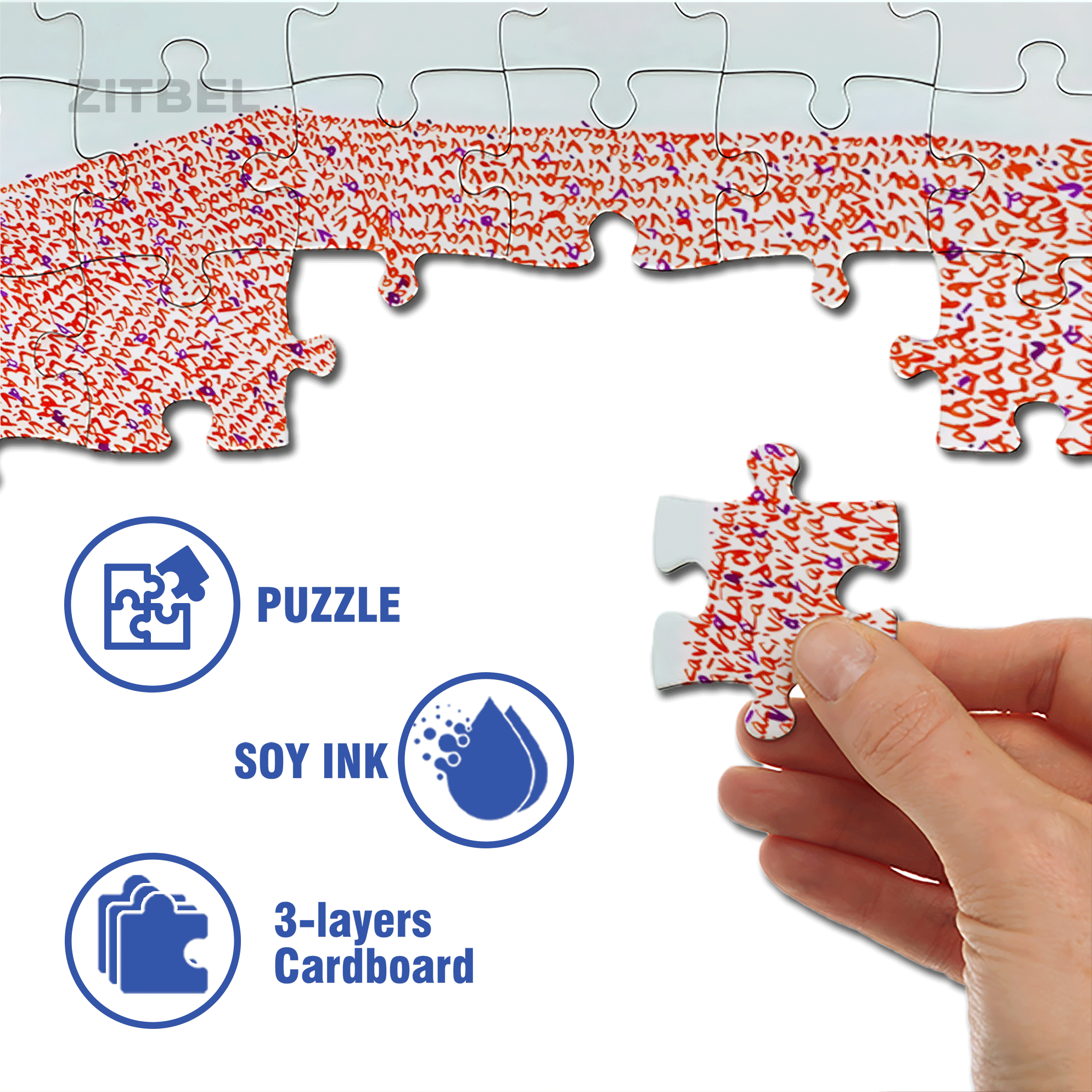 Viva La Vida! 500pcs/1000pcs Jigsaw Puzzle, Scratch-Resistant, Interactive Family Game & Brain-Boosting DIY Decor, Perfect for Halloween, Christmas & New Year Gifts, Family Puzzle Game