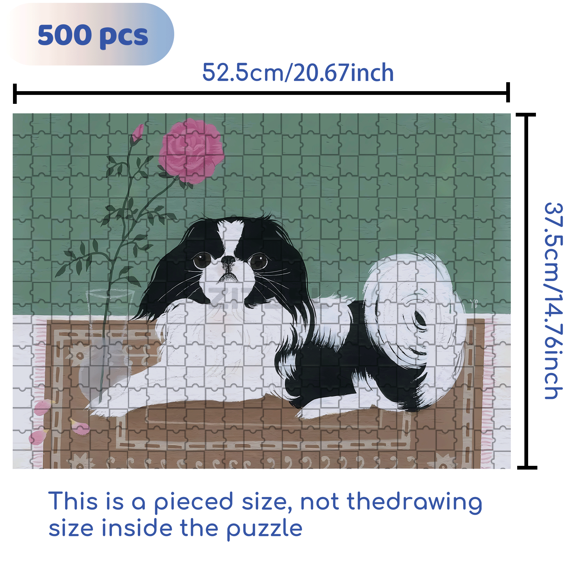 Animal Friends  6 500pcs/1000pcs Jigsaw Puzzle, Scratch-Resistant, Interactive Family Game & Brain-Boosting DIY Decor, Perfect for Halloween, Christmas & New Year Gifts, Family Puzzle Game