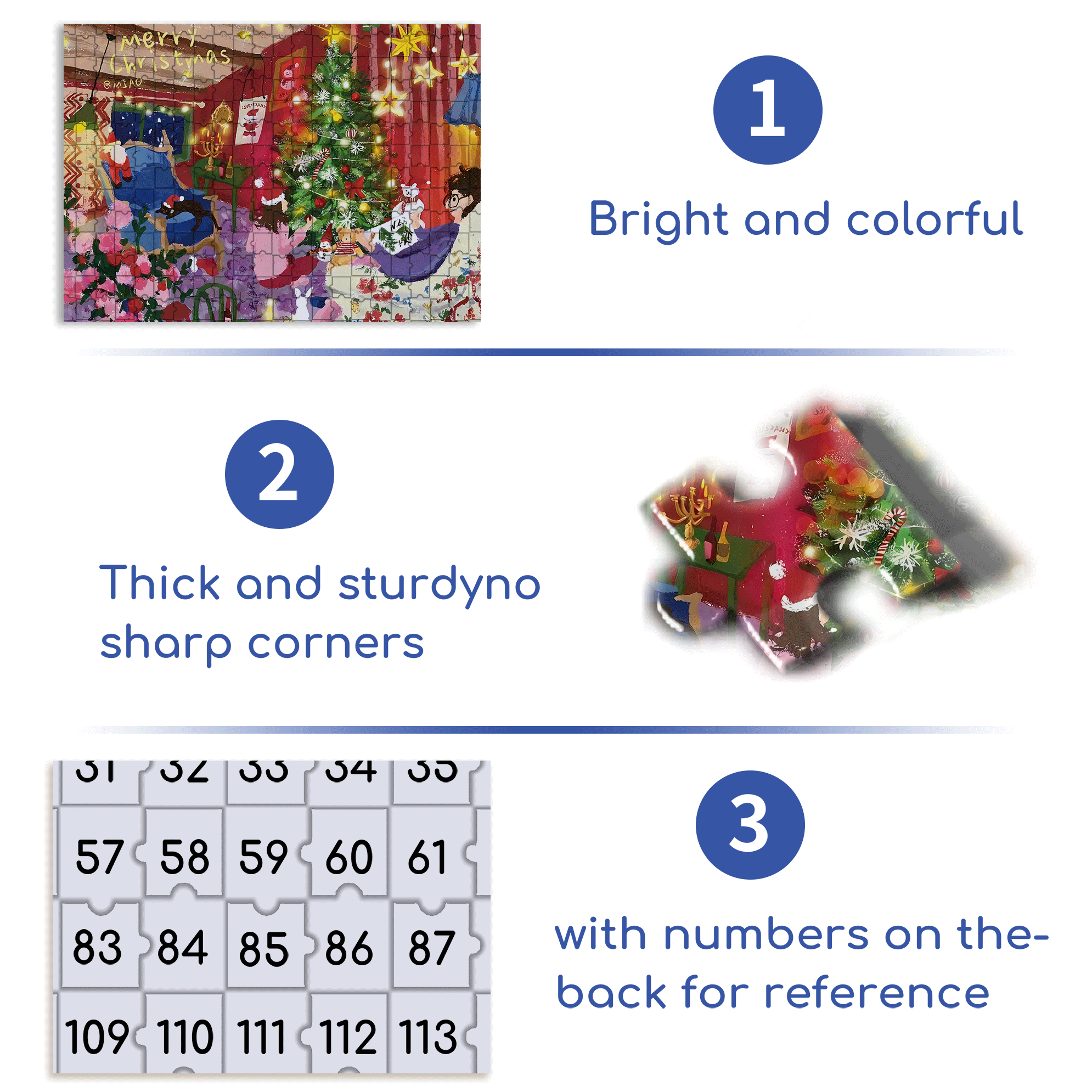 Christmas Attic 2 500pcs/1000pcs Jigsaw Puzzle, Scratch-Resistant, Interactive Family Game & Brain-Boosting DIY Decor, Perfect for Halloween, Christmas & New Year Gifts, Family Puzzle Game