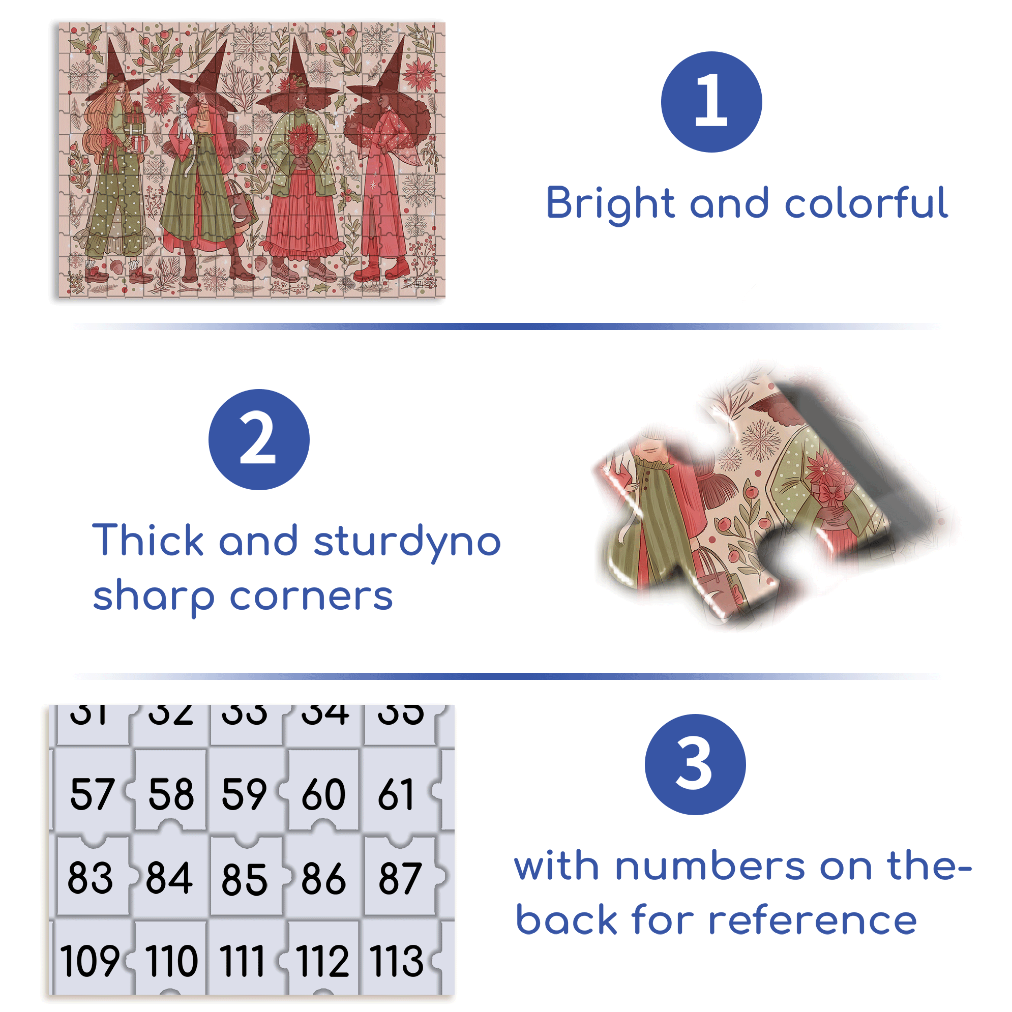 Diary Of An Apprentice Witch's Life 500pcs/1000pcs Jigsaw Puzzle, Scratch-Resistant, Interactive Family Game & Brain-Boosting DIY Decor, Perfect for Halloween, Christmas & New Year Gifts, Family Puzzle Game