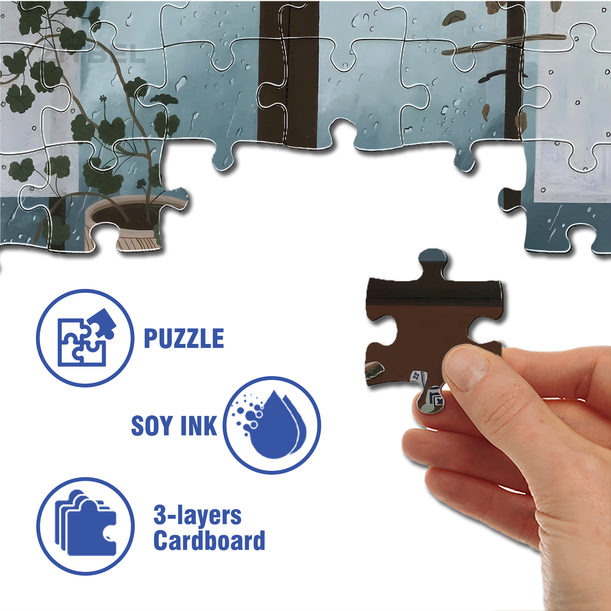 Fragments of Time 500pcs/1000pcs Jigsaw Puzzle, Scratch-Resistant, Interactive Family Game & Brain-Boosting DIY Decor, Perfect for Halloween, Christmas & New Year Gifts, Family Puzzle Game