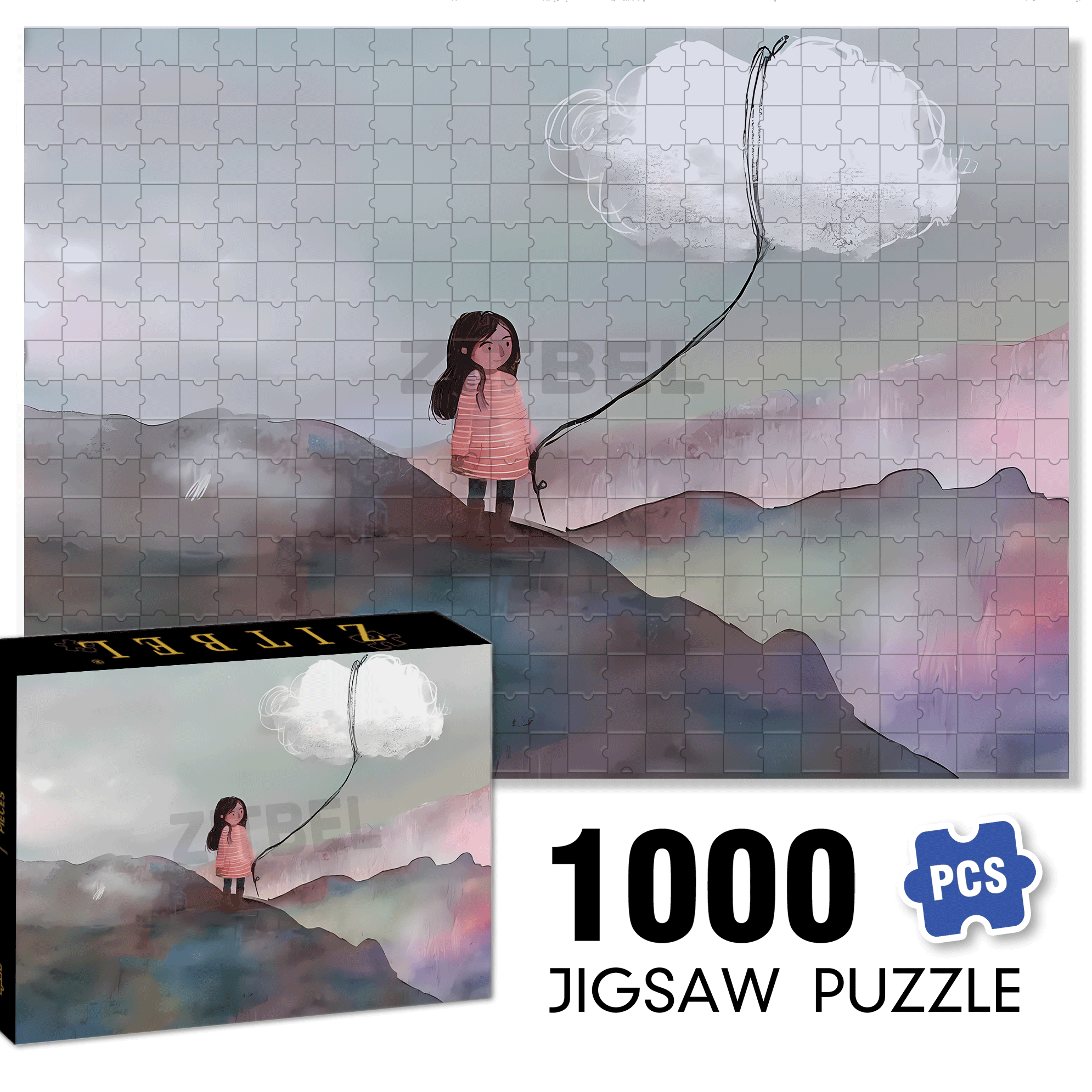 Inspiration Fragments 5 500pcs/1000pcs Jigsaw Puzzle, Scratch-Resistant, Interactive Family Game & Brain-Boosting DIY Decor, Perfect for Halloween, Christmas & New Year Gifts, Family Puzzle Game