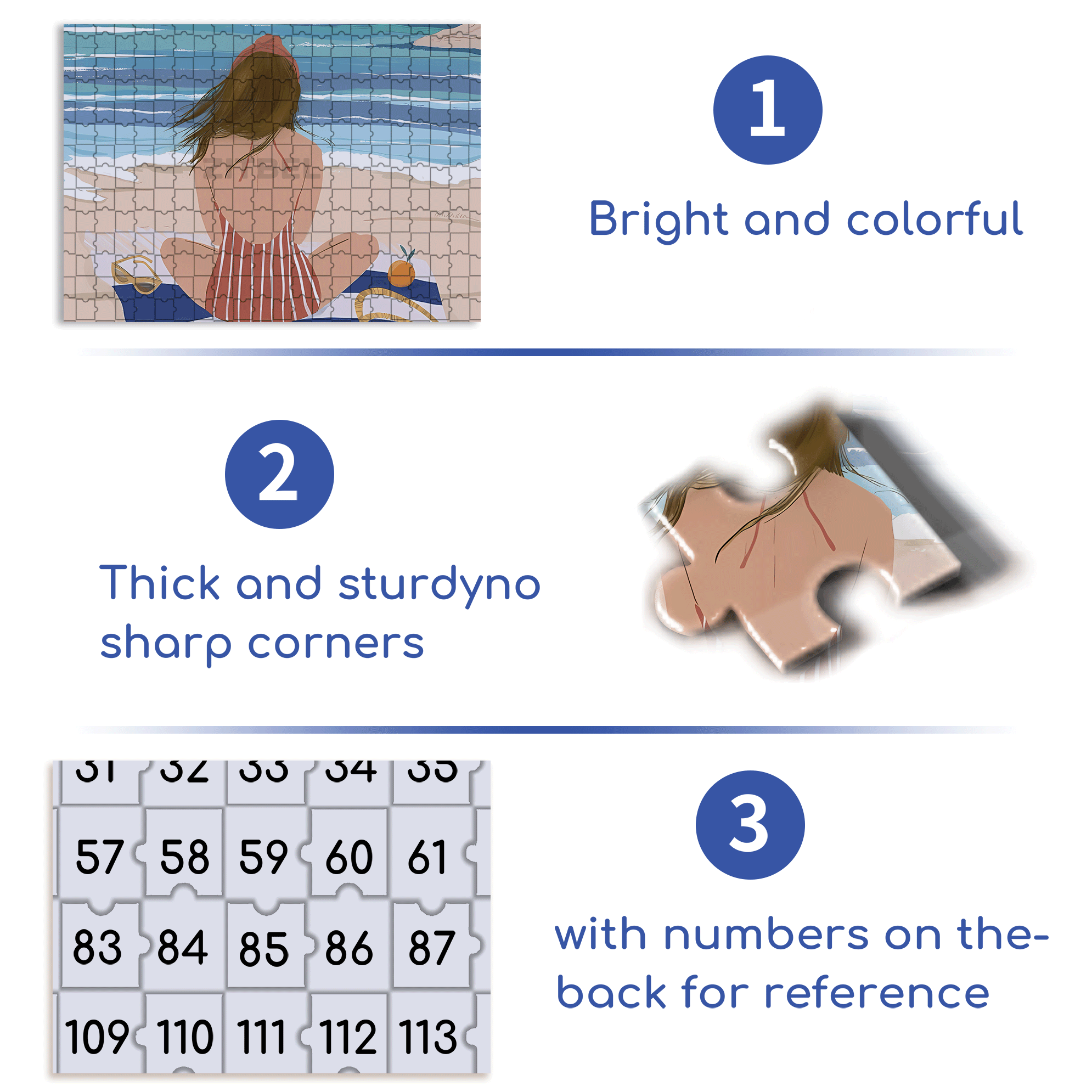 Listen To The Sound Of Summer 500pcs/1000pcs Jigsaw Puzzle, Scratch-Resistant, Interactive Family Game & Brain-Boosting DIY Decor, Perfect for Halloween, Christmas & New Year Gifts, Family Puzzle Game