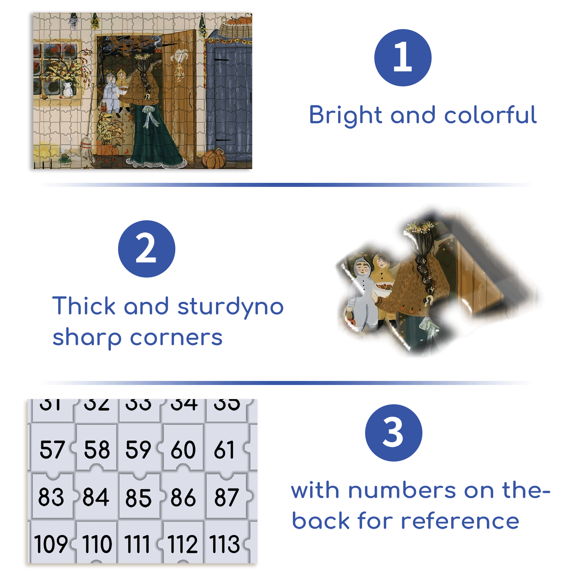 On The Way Home 500pcs/1000pcs Jigsaw Puzzle, Scratch-Resistant, Interactive Family Game & Brain-Boosting DIY Decor, Perfect for Halloween, Christmas & New Year Gifts, Family Puzzle Game