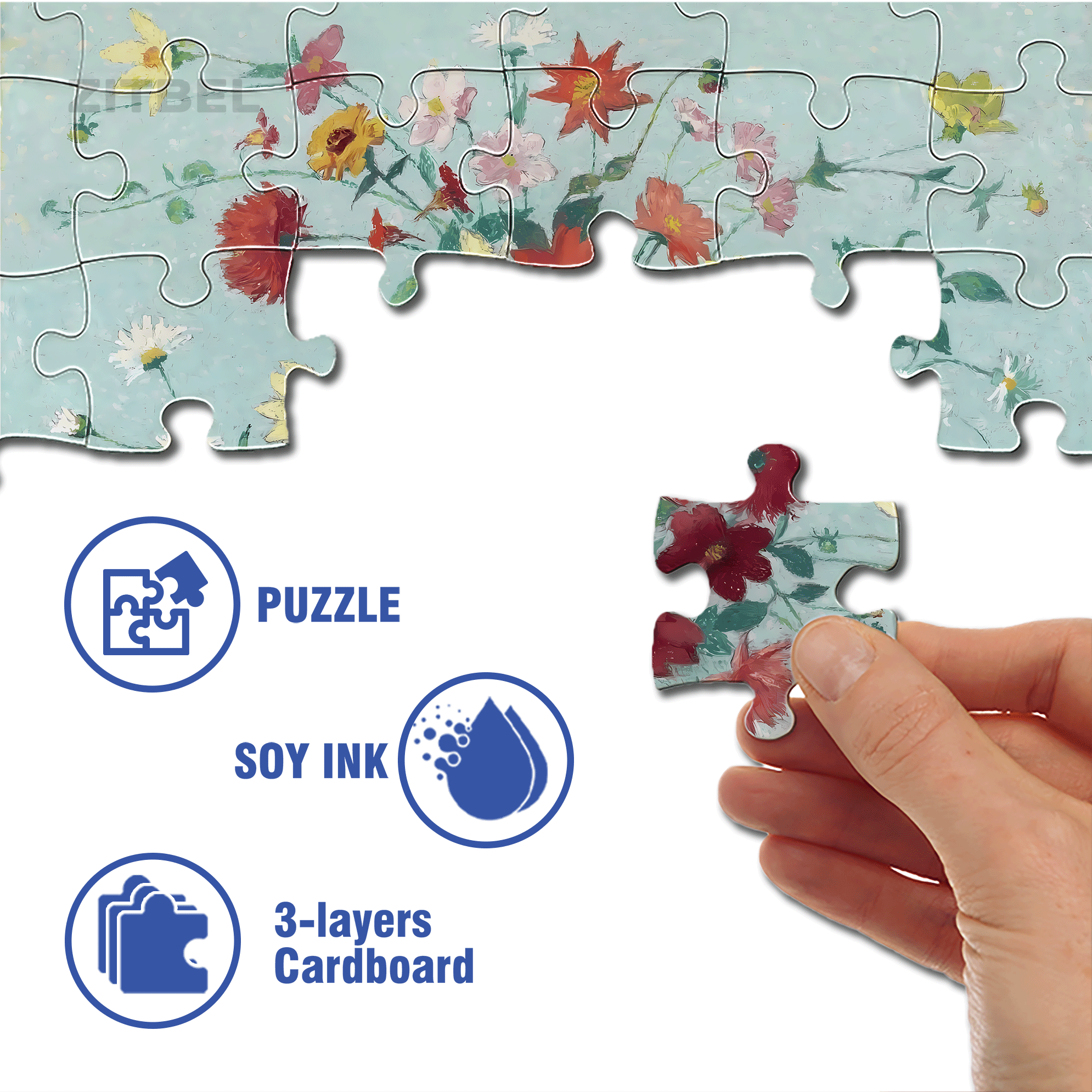 The Beauty Of Nature 7 500pcs/1000pcs Jigsaw Puzzle, Scratch-Resistant, Interactive Family Game & Brain-Boosting DIY Decor, Perfect for Halloween, Christmas & New Year Gifts, Family Puzzle Game