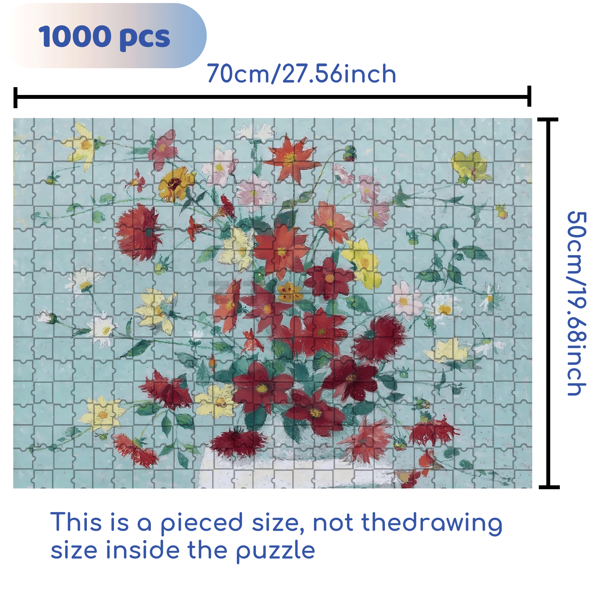 The Beauty Of Nature 7 500pcs/1000pcs Jigsaw Puzzle, Scratch-Resistant, Interactive Family Game & Brain-Boosting DIY Decor, Perfect for Halloween, Christmas & New Year Gifts, Family Puzzle Game