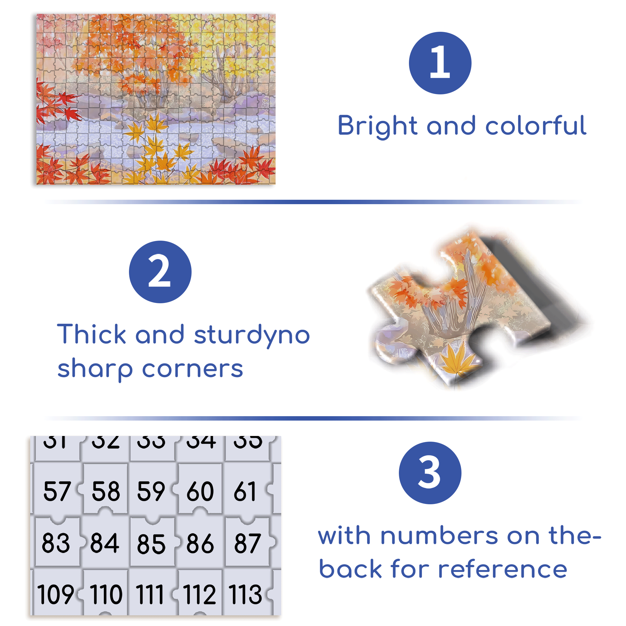 The Beauty Of Nature 9 500pcs/1000pcs Jigsaw Puzzle, Scratch-Resistant, Interactive Family Game & Brain-Boosting DIY Decor, Perfect for Halloween, Christmas & New Year Gifts, Family Puzzle Game