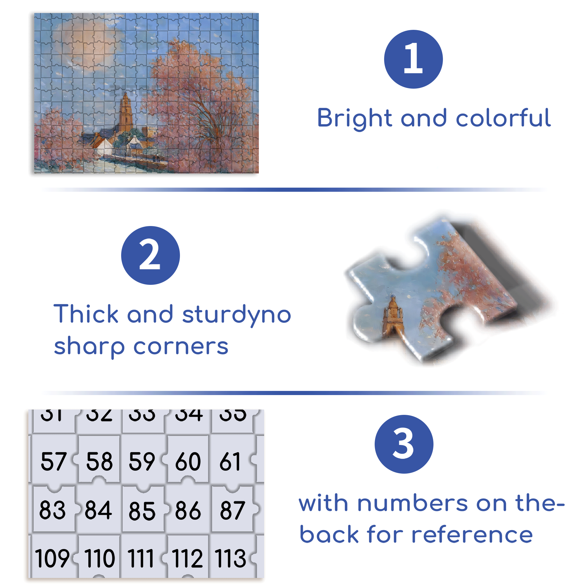 The Boundless World 3 500pcs/1000pcs Jigsaw Puzzle, Scratch-Resistant, Interactive Family Game & Brain-Boosting DIY Decor, Perfect for Halloween, Christmas & New Year Gifts, Family Puzzle Game