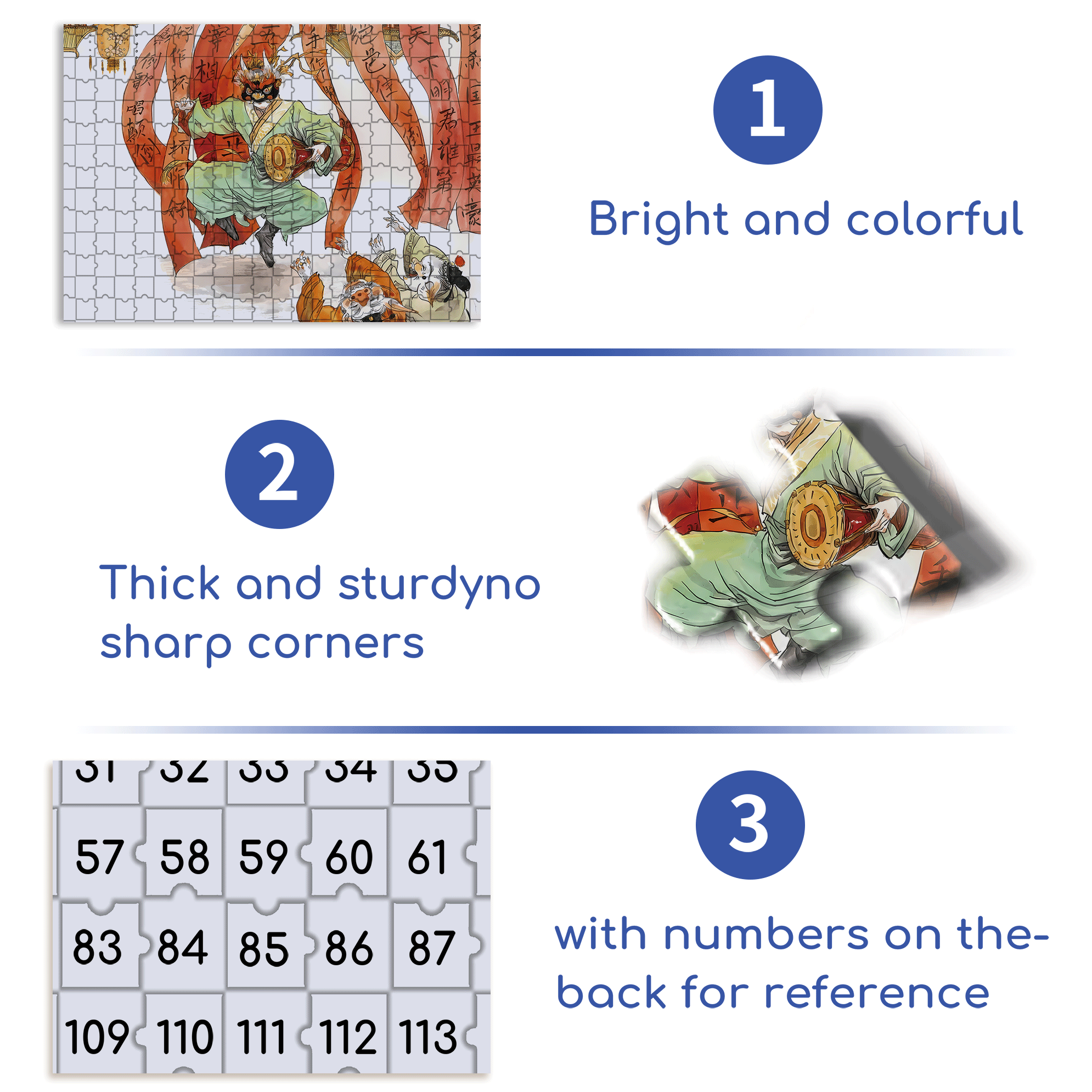 The Rakshasa Kingdom 3 500pcs/1000pcs Jigsaw Puzzle, Scratch-Resistant, Interactive Family Game & Brain-Boosting DIY Decor, Perfect for Halloween, Christmas & New Year Gifts, Family Puzzle Game