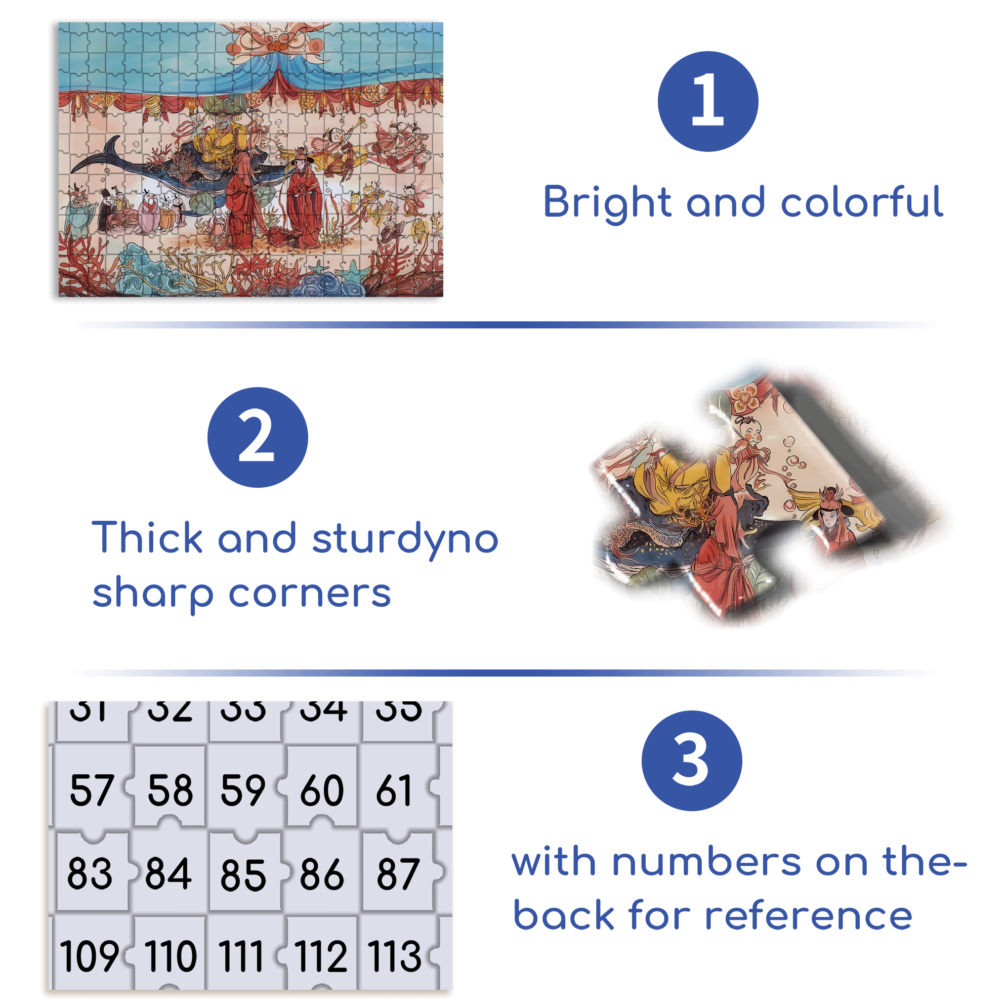 The Rakshasa Kingdom 500pcs/1000pcs Jigsaw Puzzle, Scratch-Resistant, Interactive Family Game & Brain-Boosting DIY Decor, Perfect for Halloween, Christmas & New Year Gifts, Family Puzzle Game