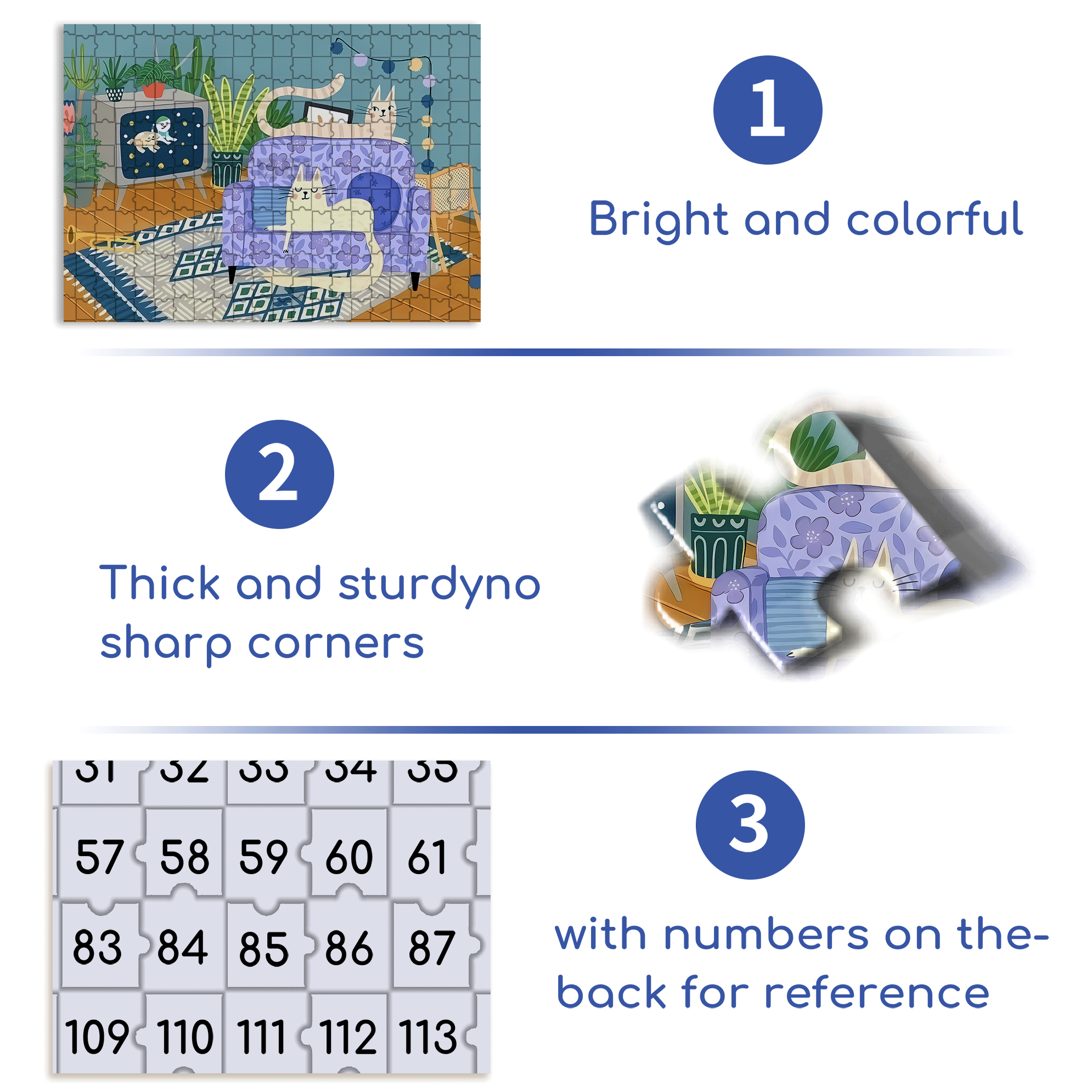 Warm Corner 500pcs/1000pcs Jigsaw Puzzle, Scratch-Resistant, Interactive Family Game & Brain-Boosting DIY Decor, Perfect for Halloween, Christmas & New Year Gifts, Family Puzzle Game
