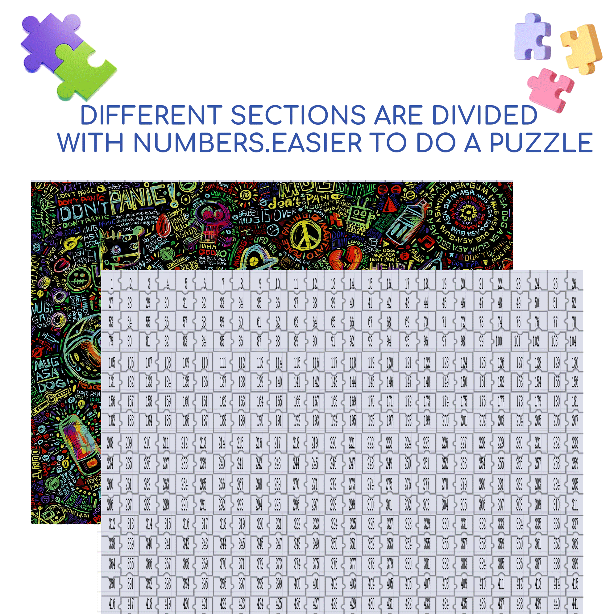 Warm Tone 500pcs/1000pcs Jigsaw Puzzle, Scratch-Resistant, Interactive Family Game & Brain-Boosting DIY Decor, Perfect for Halloween, Christmas & New Year Gifts, Family Puzzle Game