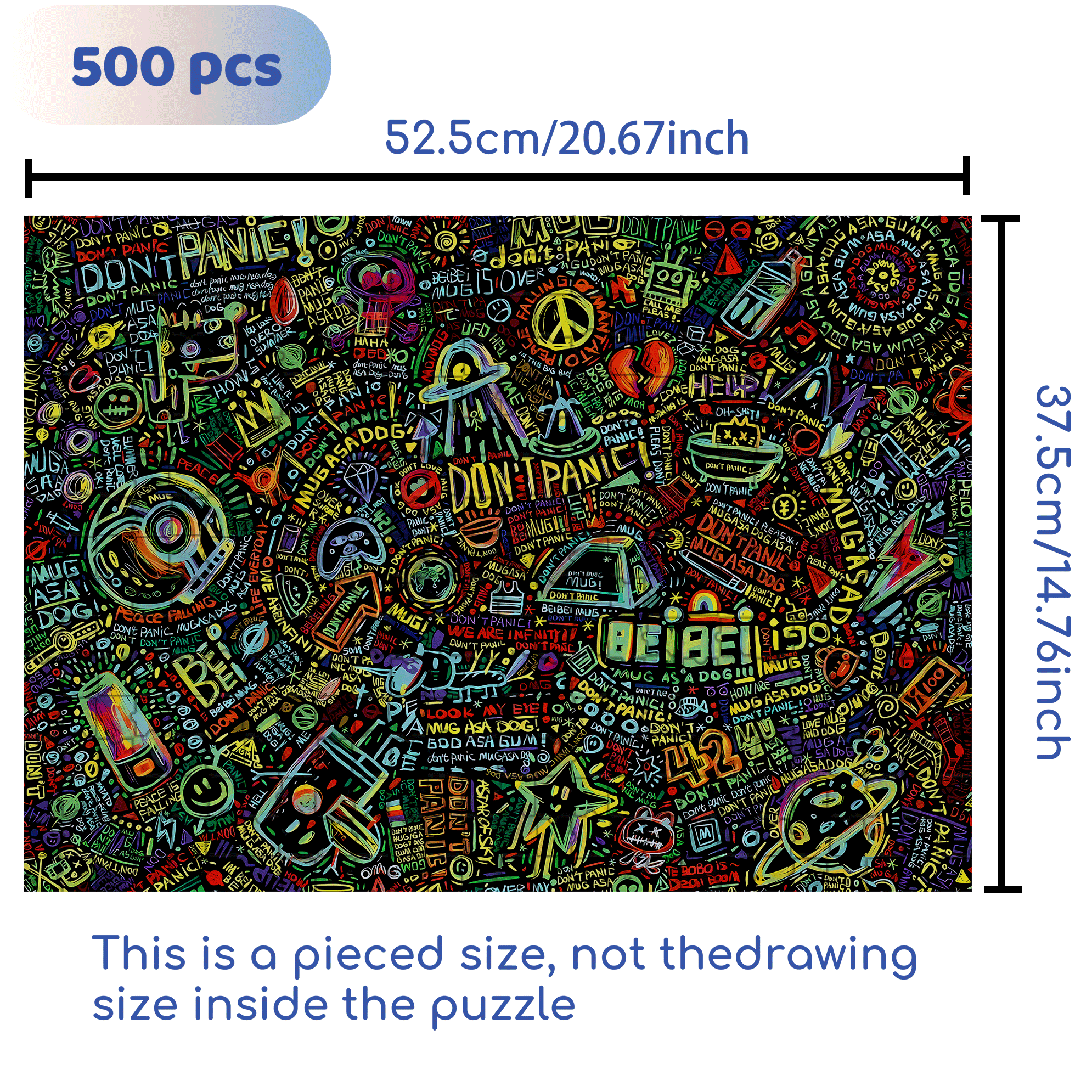 Warm Tone 500pcs/1000pcs Jigsaw Puzzle, Scratch-Resistant, Interactive Family Game & Brain-Boosting DIY Decor, Perfect for Halloween, Christmas & New Year Gifts, Family Puzzle Game