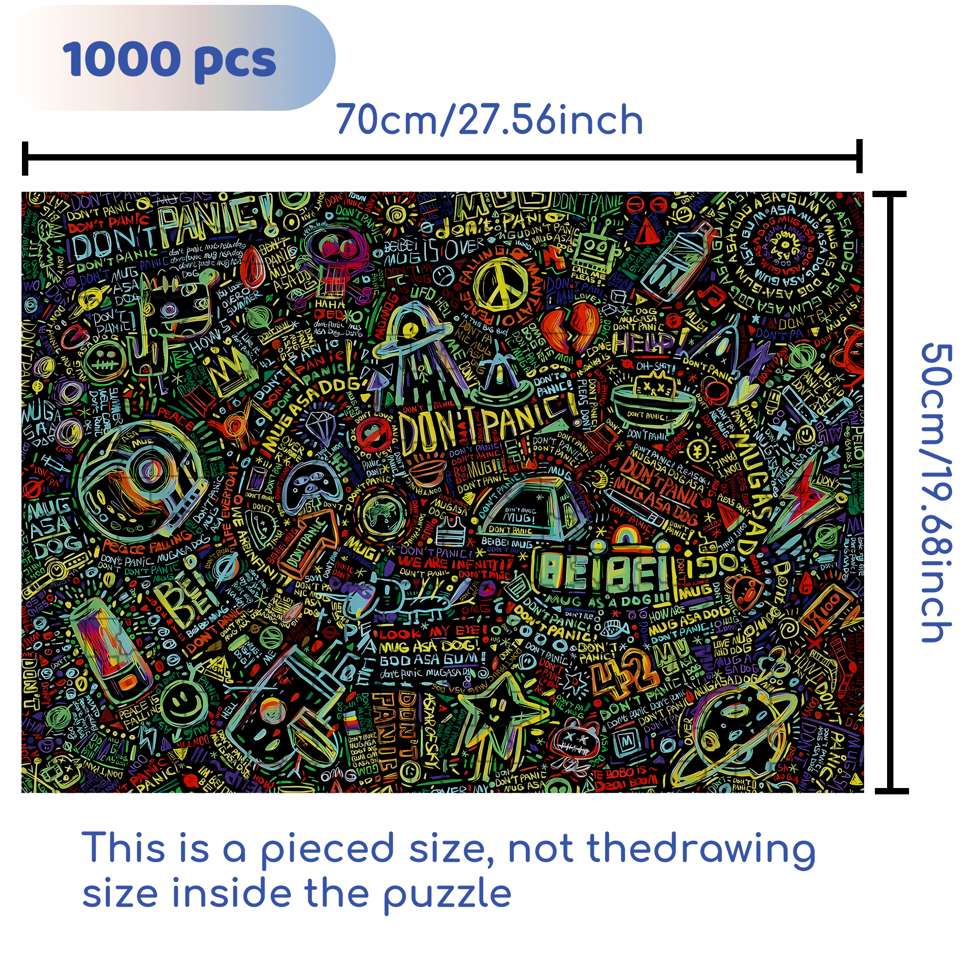 Warm Tone 500pcs/1000pcs Jigsaw Puzzle, Scratch-Resistant, Interactive Family Game & Brain-Boosting DIY Decor, Perfect for Halloween, Christmas & New Year Gifts, Family Puzzle Game