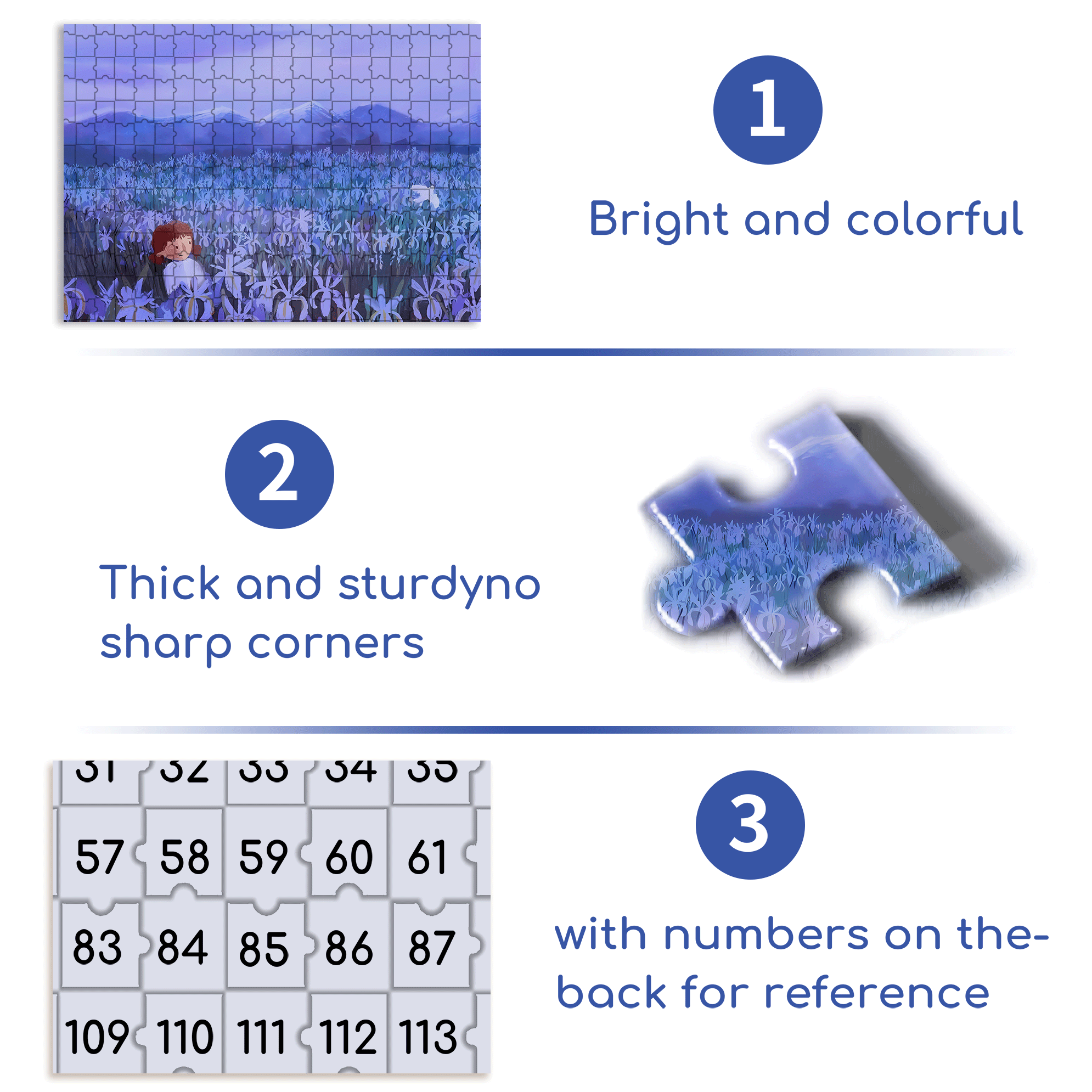 Where The Wind Blows 2 500pcs/1000pcs Jigsaw Puzzle, Scratch-Resistant, Interactive Family Game & Brain-Boosting DIY Decor, Perfect for Halloween, Christmas & New Year Gifts, Family Puzzle Game