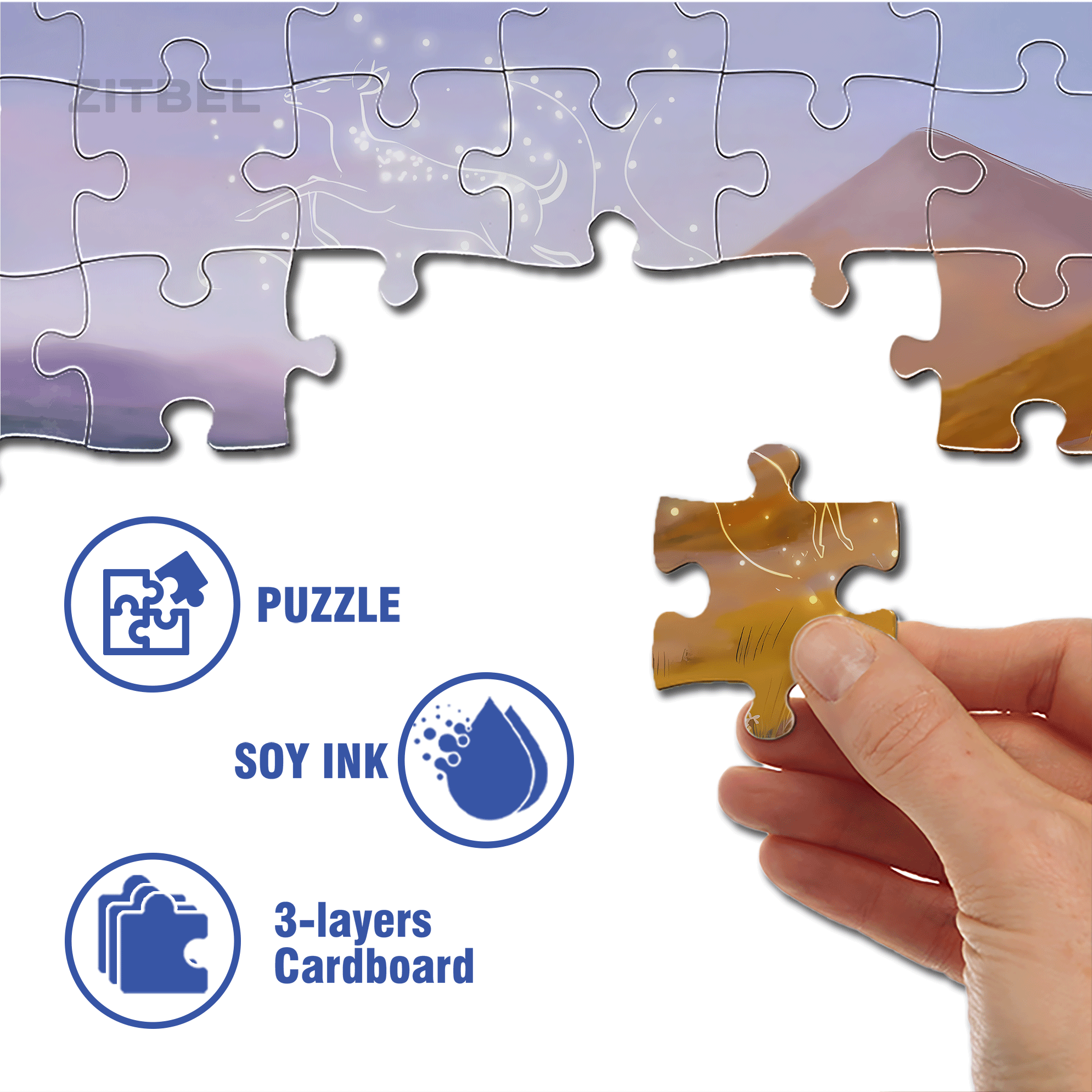 Where The Wind Blows 6 500pcs/1000pcs Jigsaw Puzzle, Scratch-Resistant, Interactive Family Game & Brain-Boosting DIY Decor, Perfect for Halloween, Christmas & New Year Gifts, Family Puzzle Game