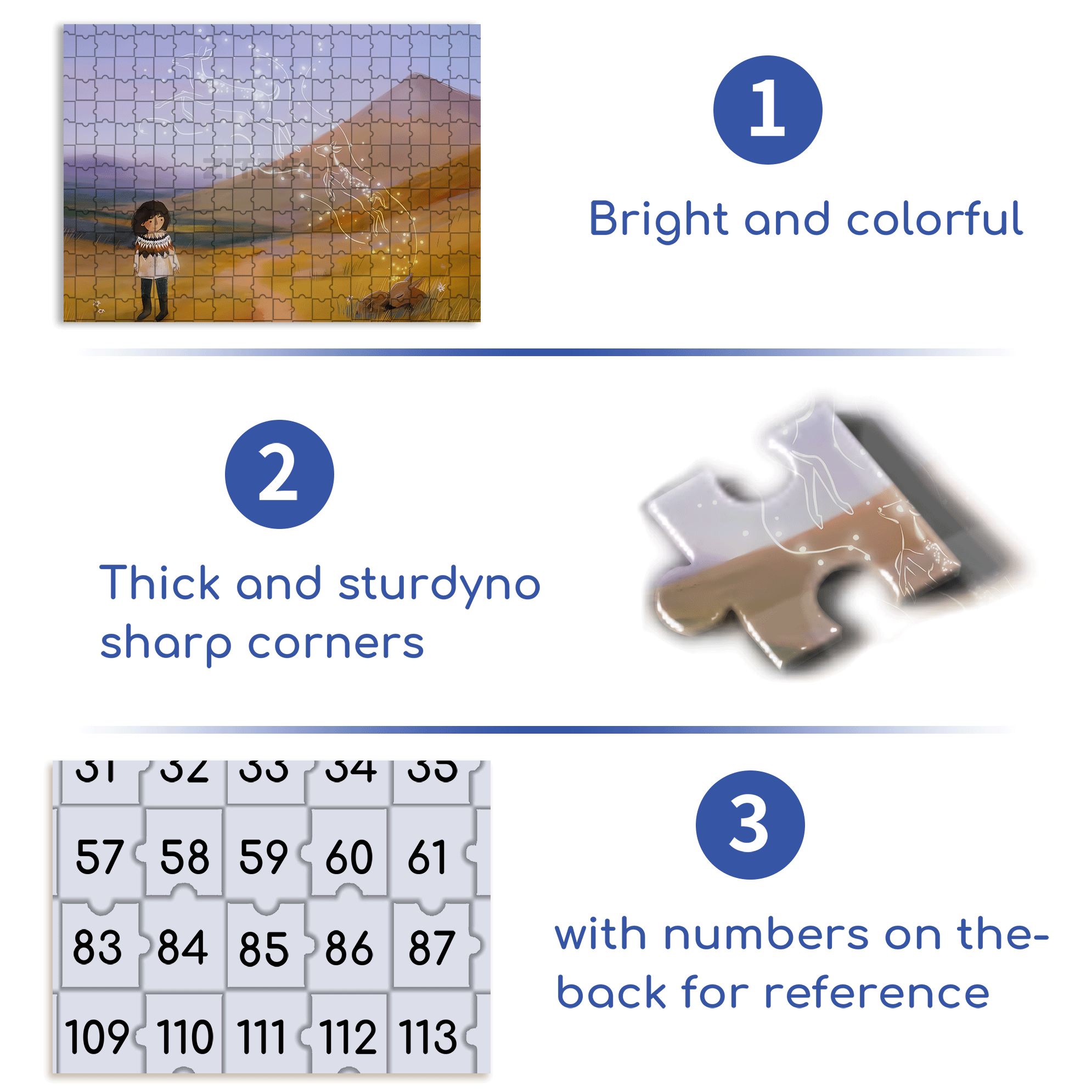 Where The Wind Blows 6 500pcs/1000pcs Jigsaw Puzzle, Scratch-Resistant, Interactive Family Game & Brain-Boosting DIY Decor, Perfect for Halloween, Christmas & New Year Gifts, Family Puzzle Game