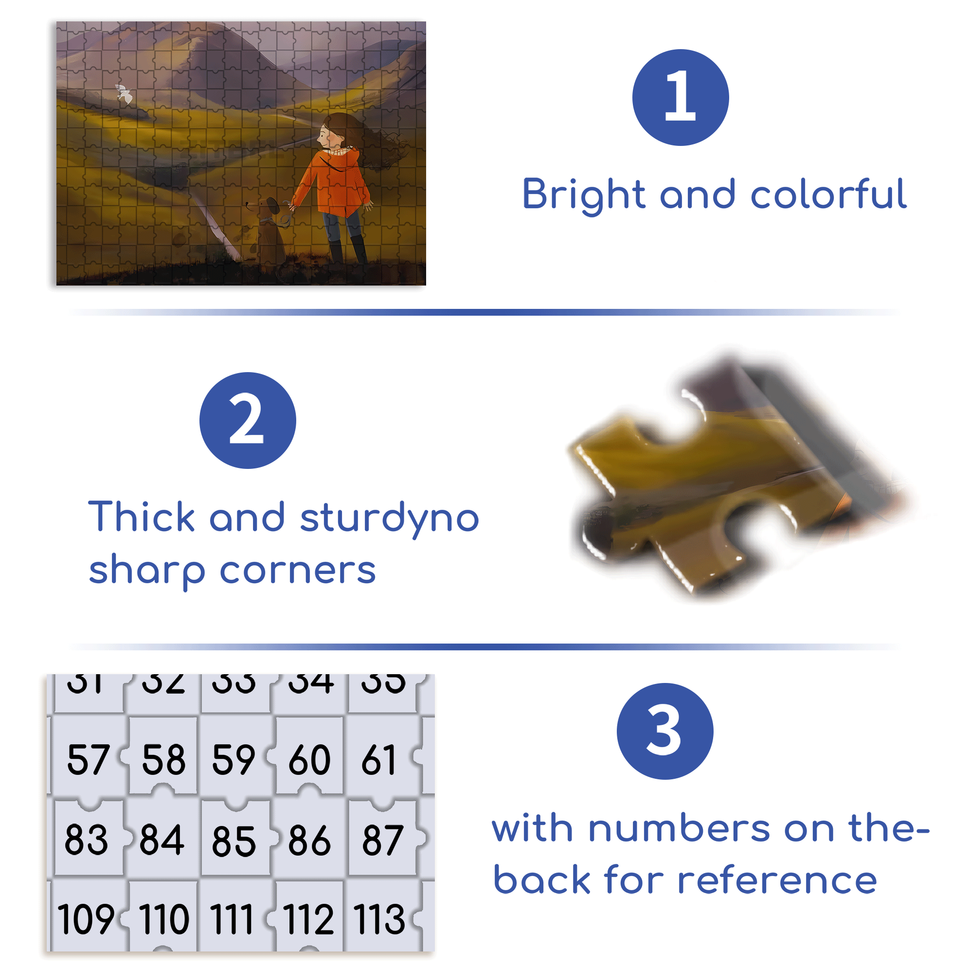 Where The Wind Blows 500pcs/1000pcs Jigsaw Puzzle, Scratch-Resistant, Interactive Family Game & Brain-Boosting DIY Decor, Perfect for Halloween, Christmas & New Year Gifts, Family Puzzle Game