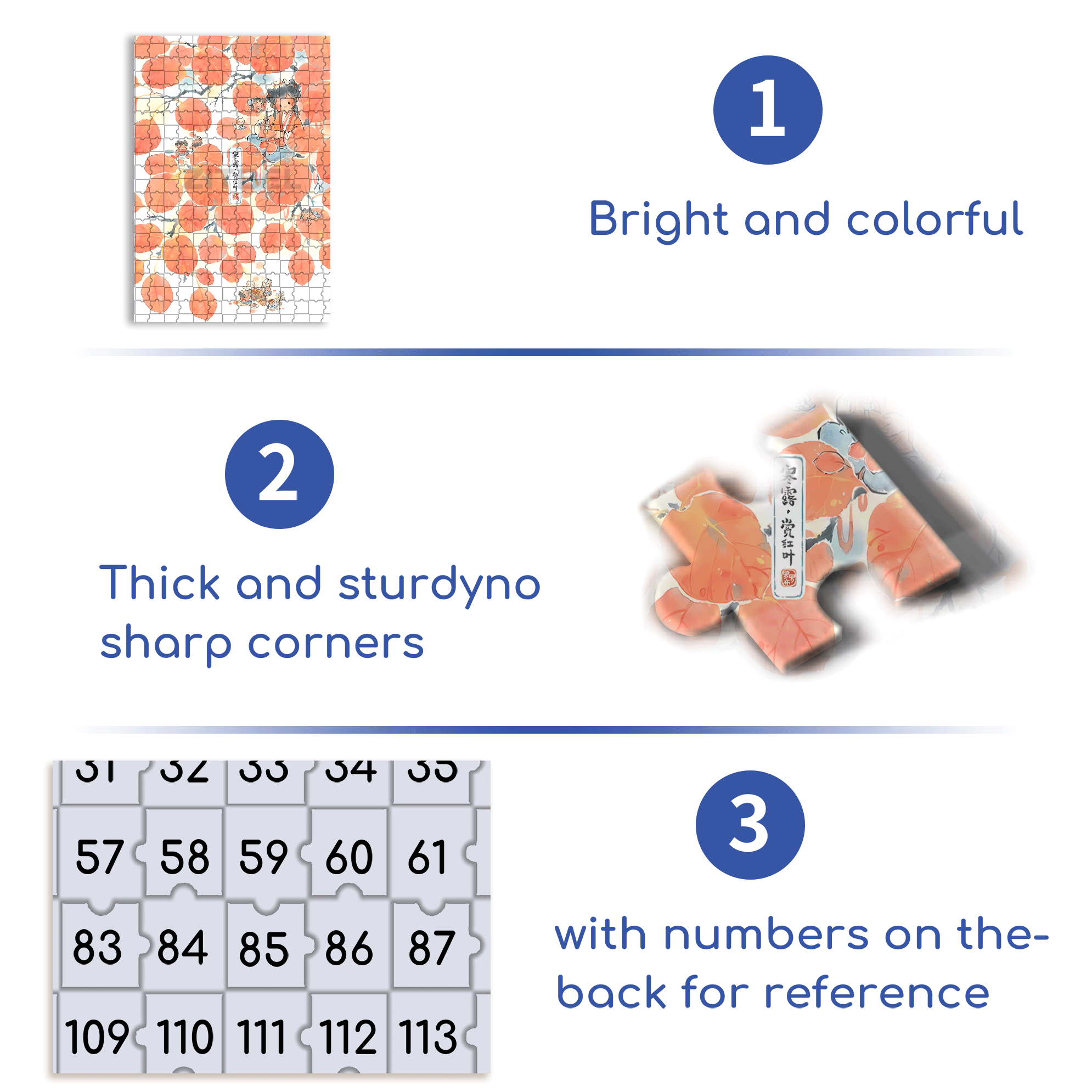 Appreciating the Red Leaves 500pcs/1000pcs Jigsaw Puzzle, Scratch-Resistant, Interactive Family Game & Brain-Boosting DIY Decor, Perfect for Halloween, Christmas & New Year Gifts, Family Puzzle Game