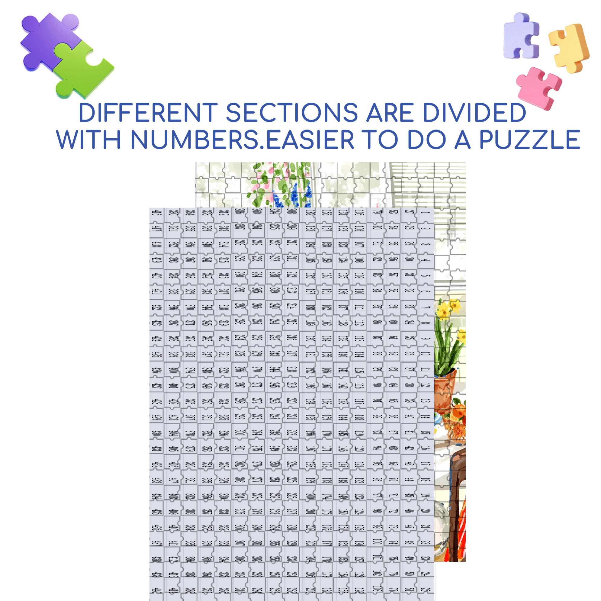 Chasing The Light Of Spring 500pcs/1000pcs Jigsaw Puzzle, Scratch-Resistant, Interactive Family Game & Brain-Boosting DIY Decor, Perfect for Halloween, Christmas & New Year Gifts, Family Puzzle Game