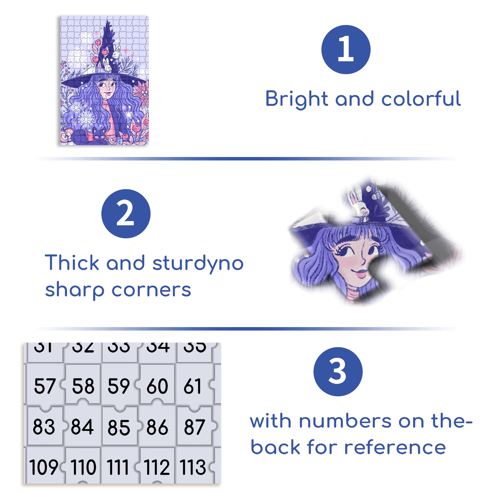 Diary Of An Apprentice Witch's Life 11 500pcs/1000pcs Jigsaw Puzzle, Scratch-Resistant, Interactive Family Game & Brain-Boosting DIY Decor, Perfect for Halloween, Christmas & New Year Gifts, Family Puzzle Game