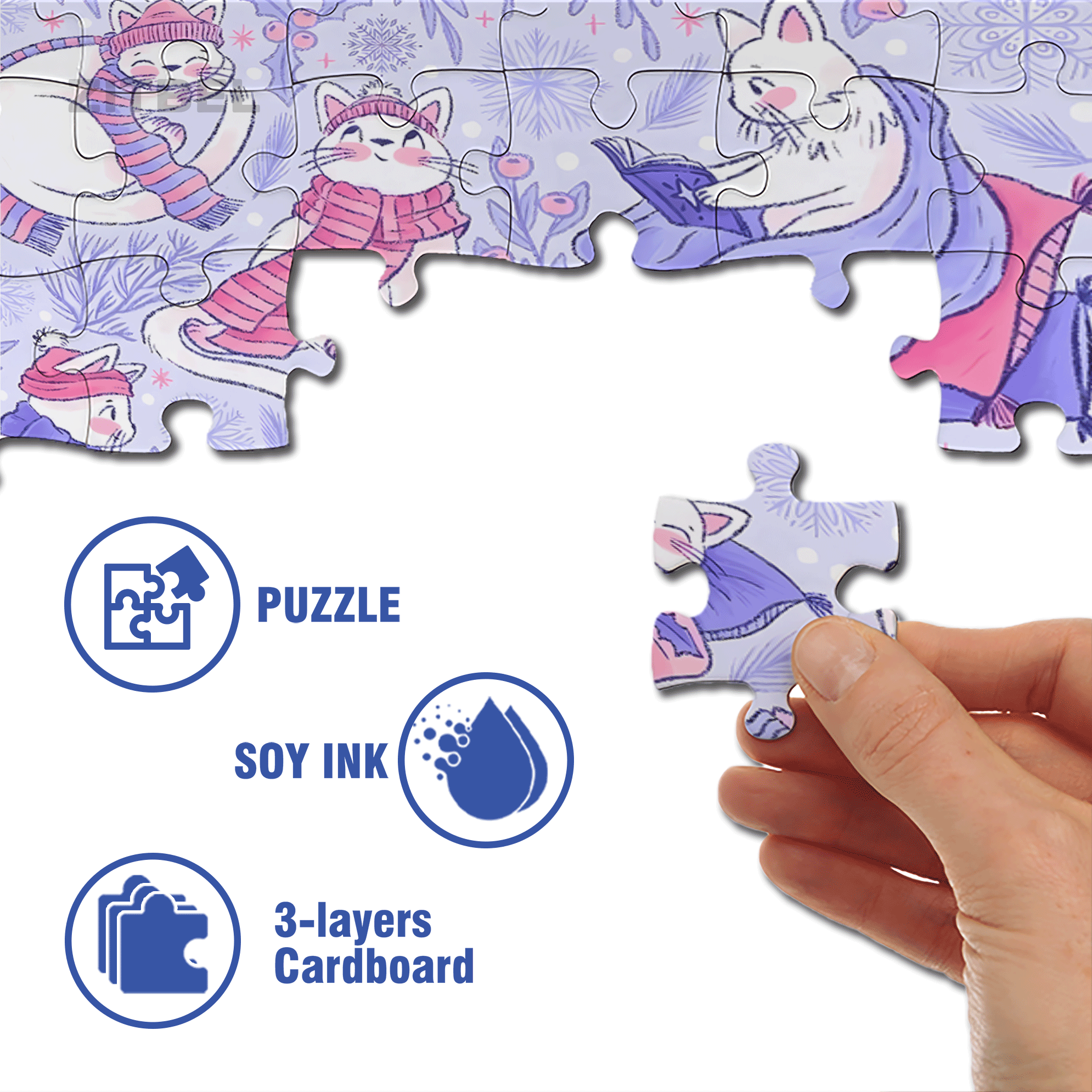 Diary Of An Apprentice Witch's Life 3 500pcs/1000pcs Jigsaw Puzzle, Scratch-Resistant, Interactive Family Game & Brain-Boosting DIY Decor, Perfect for Halloween, Christmas & New Year Gifts, Family Puzzle Game