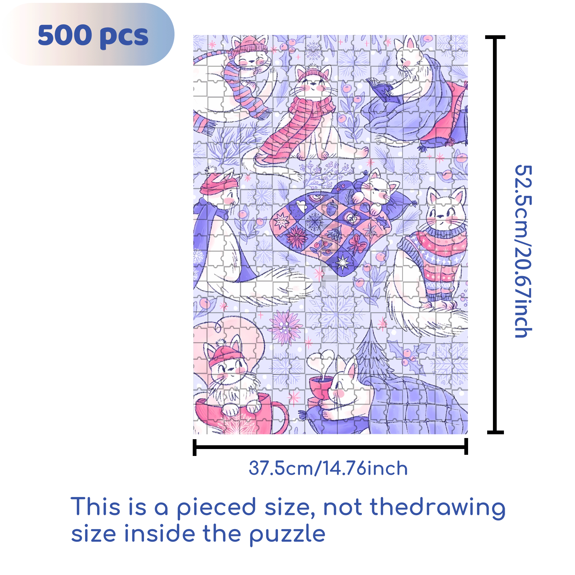 Diary Of An Apprentice Witch's Life 3 500pcs/1000pcs Jigsaw Puzzle, Scratch-Resistant, Interactive Family Game & Brain-Boosting DIY Decor, Perfect for Halloween, Christmas & New Year Gifts, Family Puzzle Game