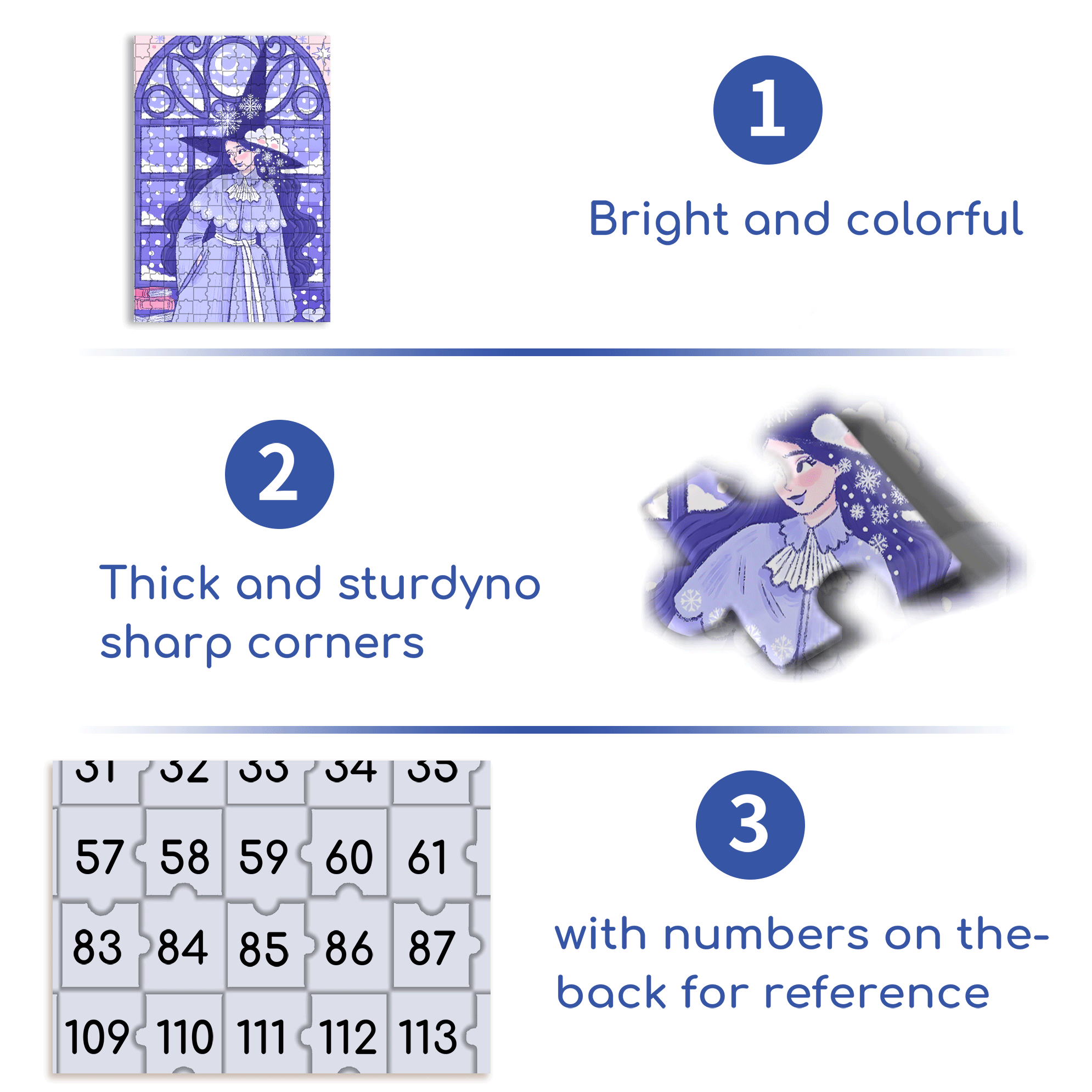 Diary Of An Apprentice Witch's Life 6 500pcs/1000pcs Jigsaw Puzzle, Scratch-Resistant, Interactive Family Game & Brain-Boosting DIY Decor, Perfect for Halloween, Christmas & New Year Gifts, Family Puzzle Game